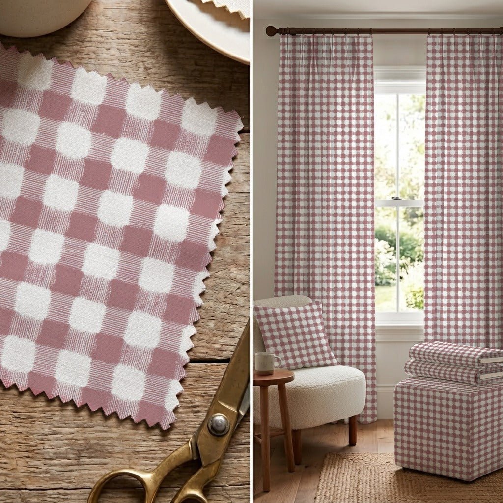 Bellamy Plaid - Fabric - Linen Rowe