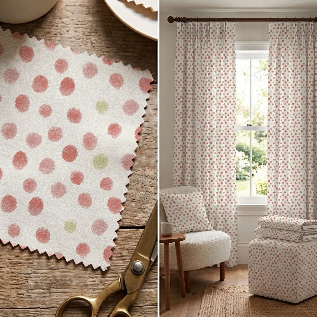 Bellona Dots - Fabric - Linen Rowe