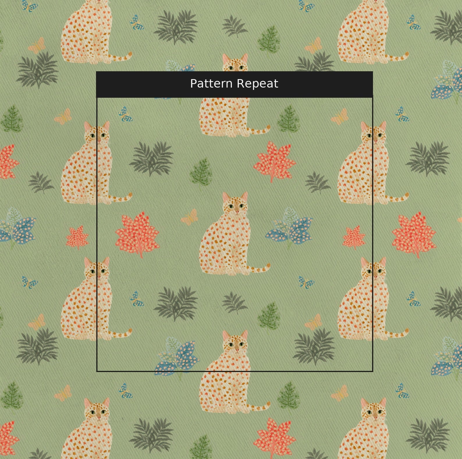 Bengel Jungle - Fabric - Linen Rowe