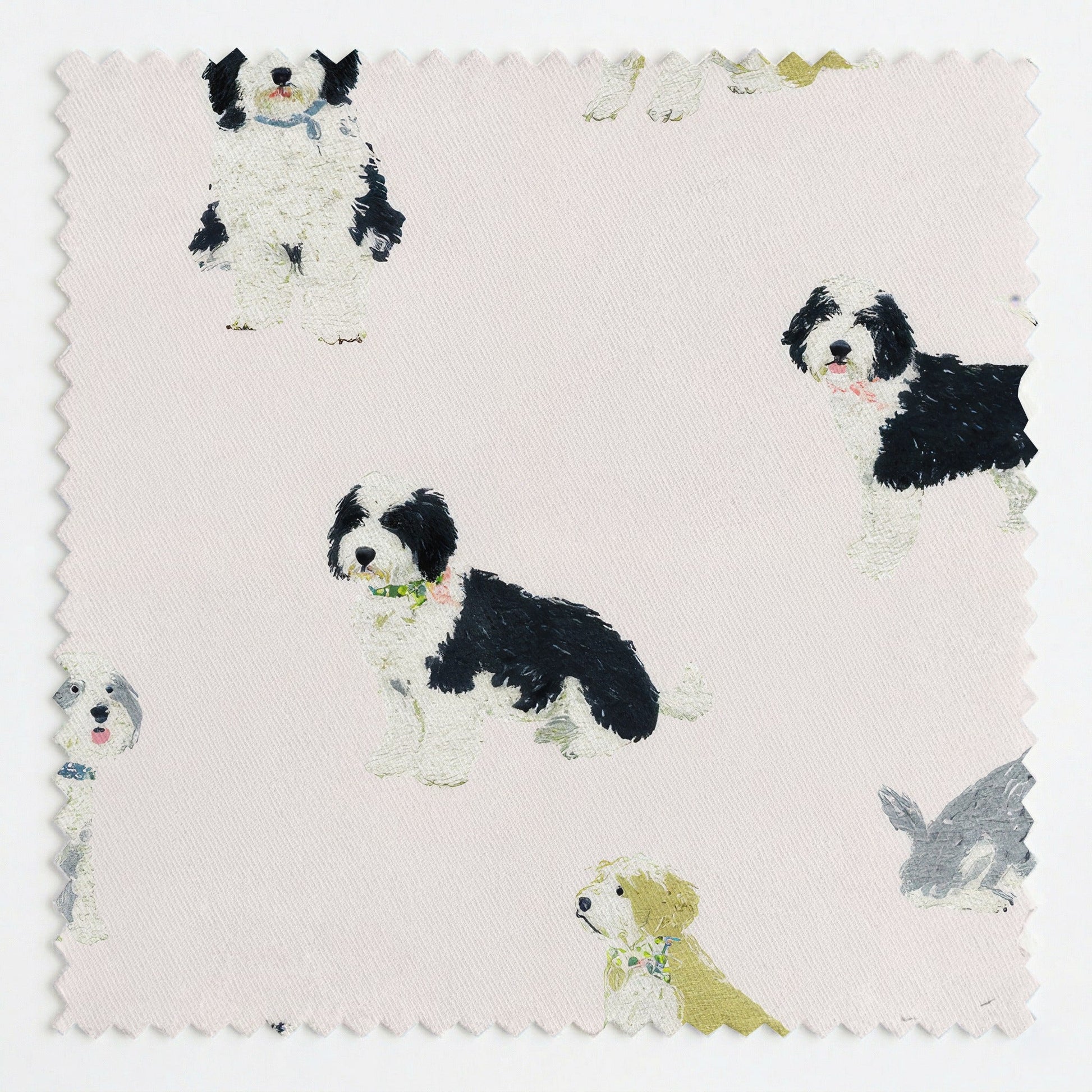 Bernedoodle Fun - Fabric - Linen Rowe