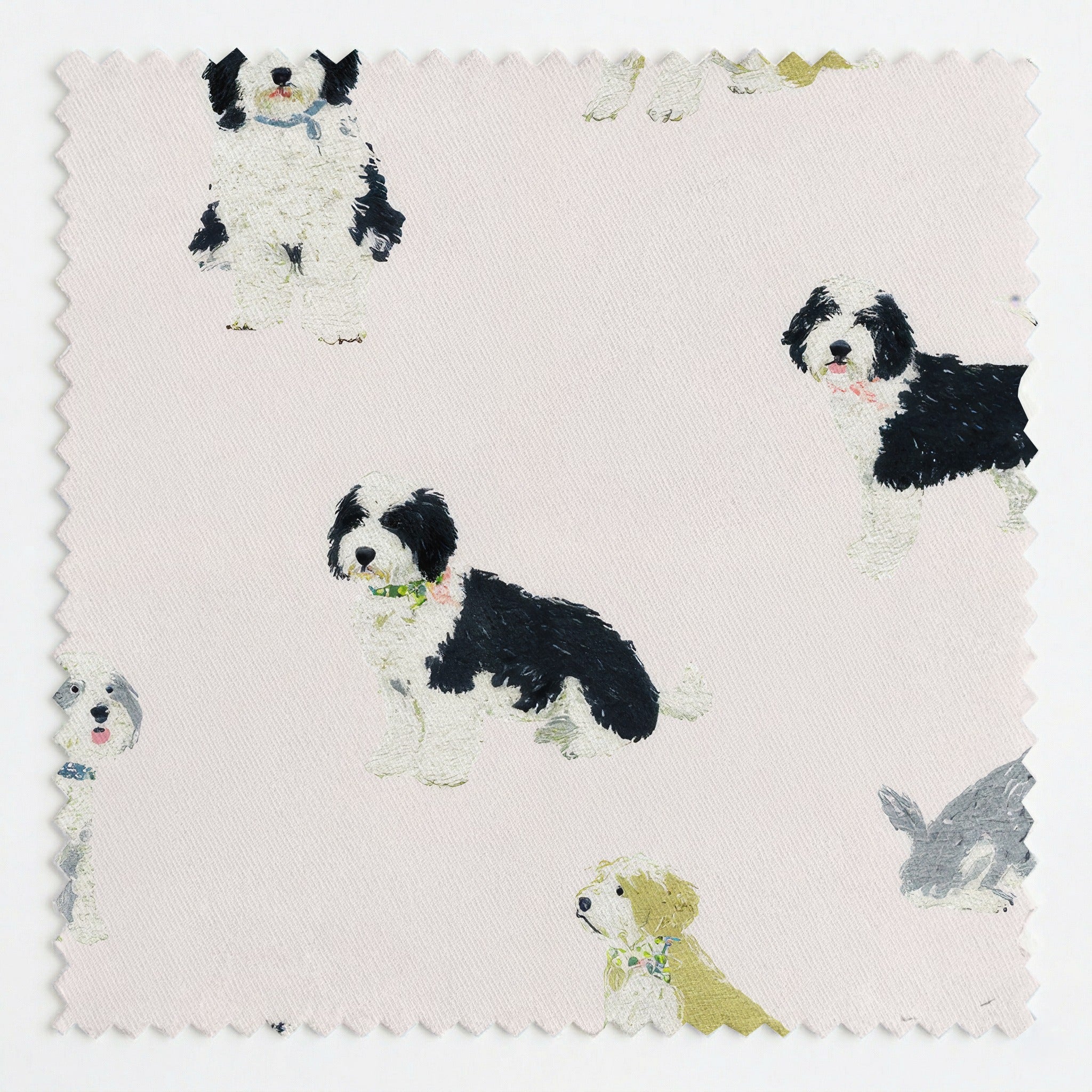 Bernedoodle Fun - Fabric - Linen Rowe
