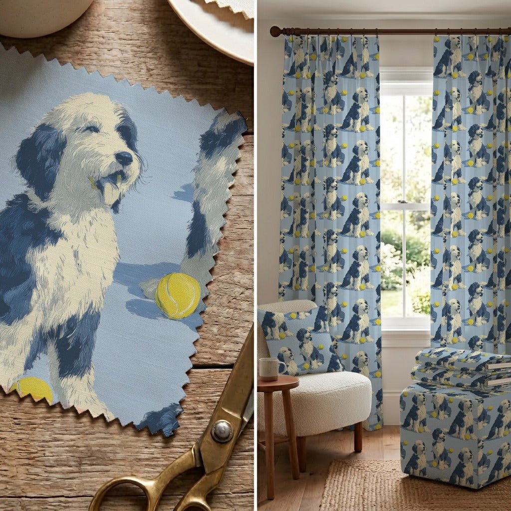 Bernedoodle Go Fetch - Fabric - Linen Rowe