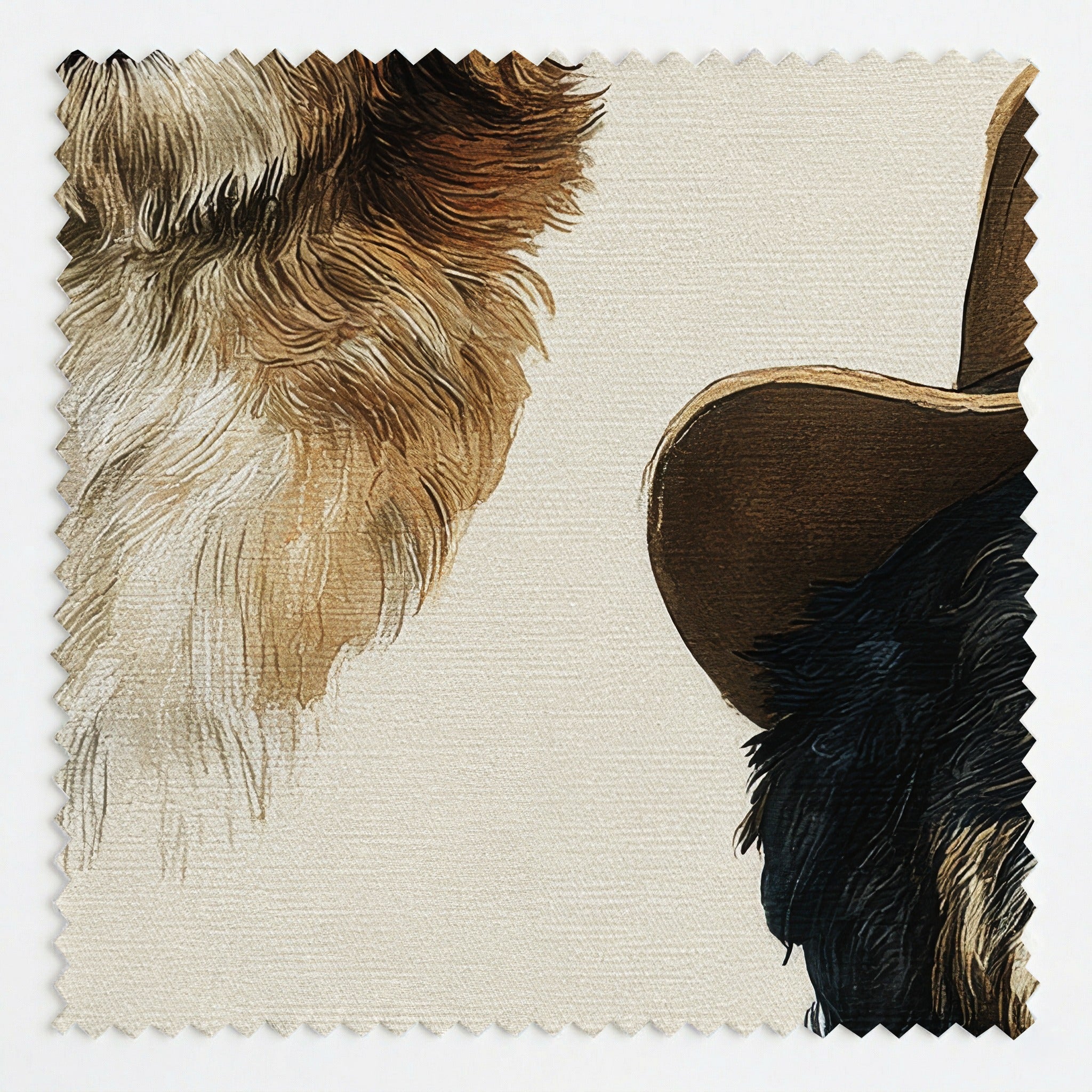 Bernedoodle Rodeo - Fabric - Linen Rowe