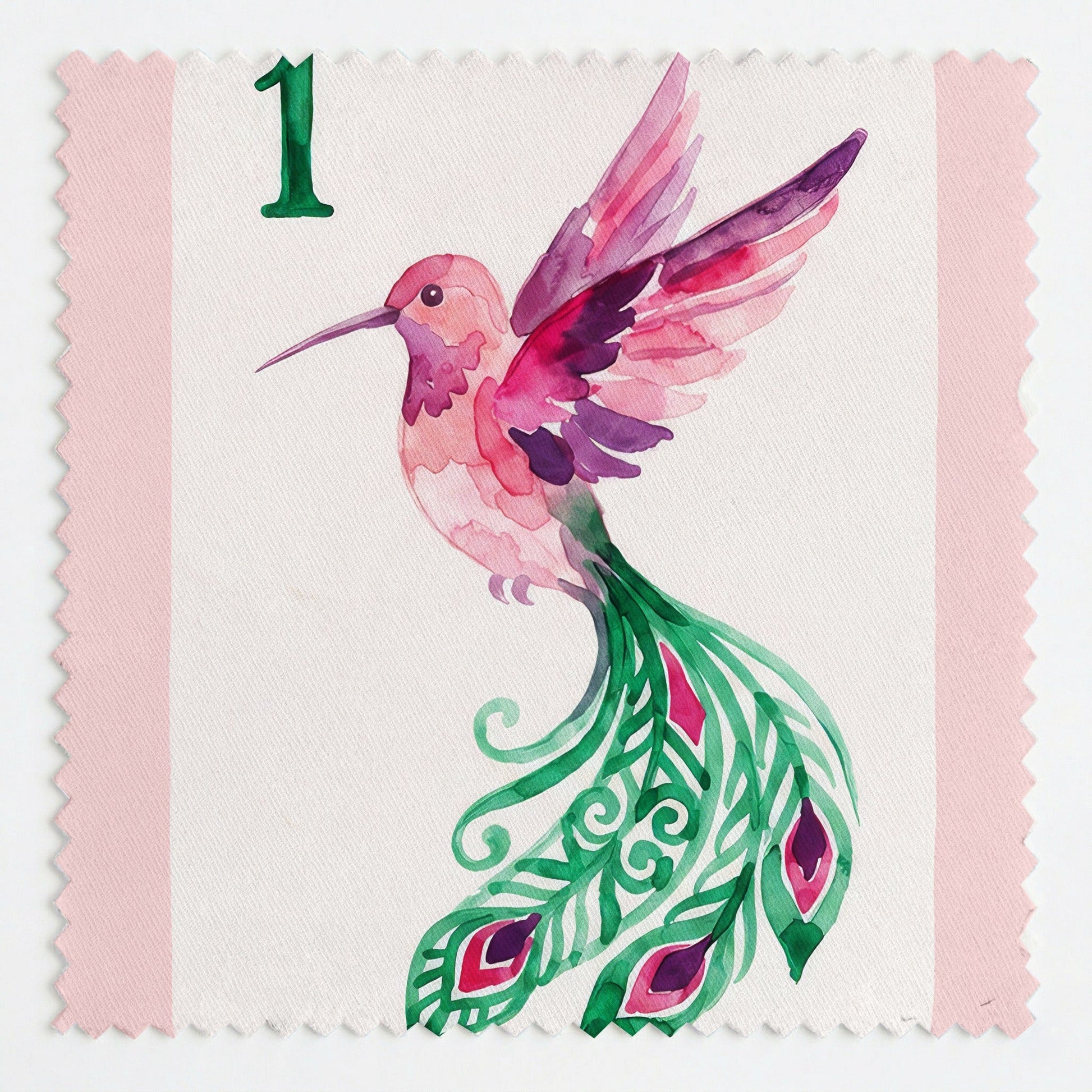 Bird Bam Repeating - Fabric - Linen Rowe