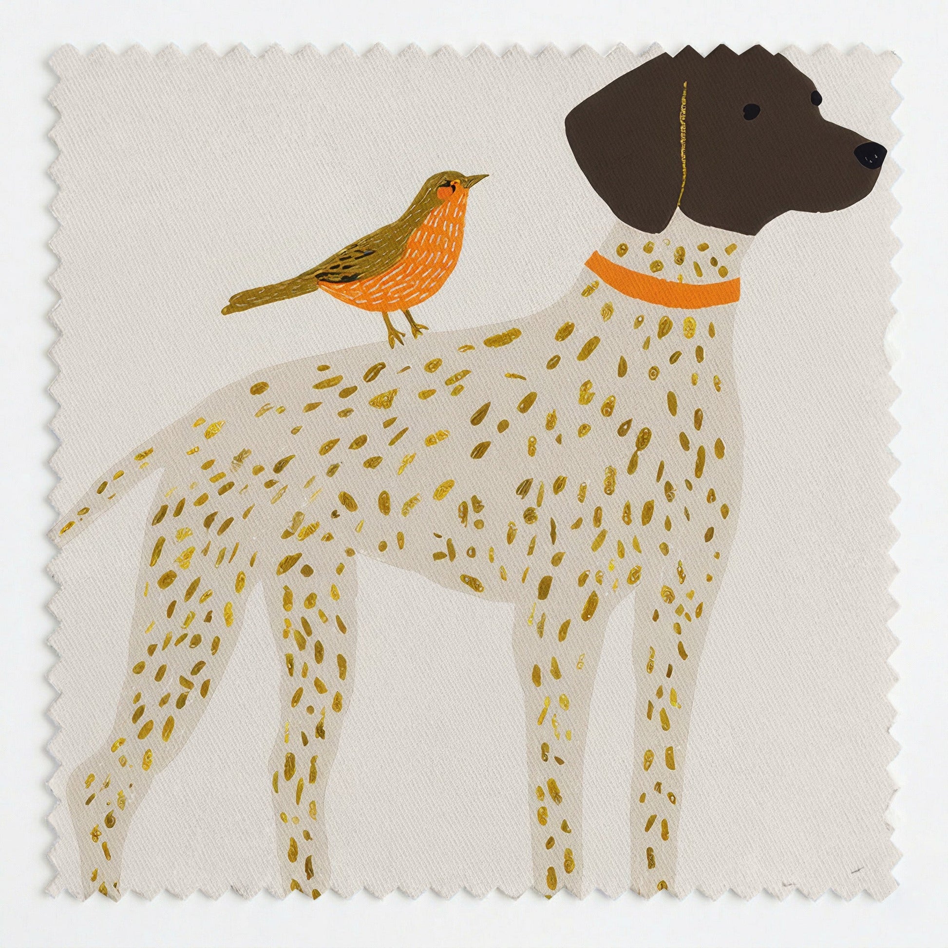 Bird Dog - Fabric - Linen Rowe