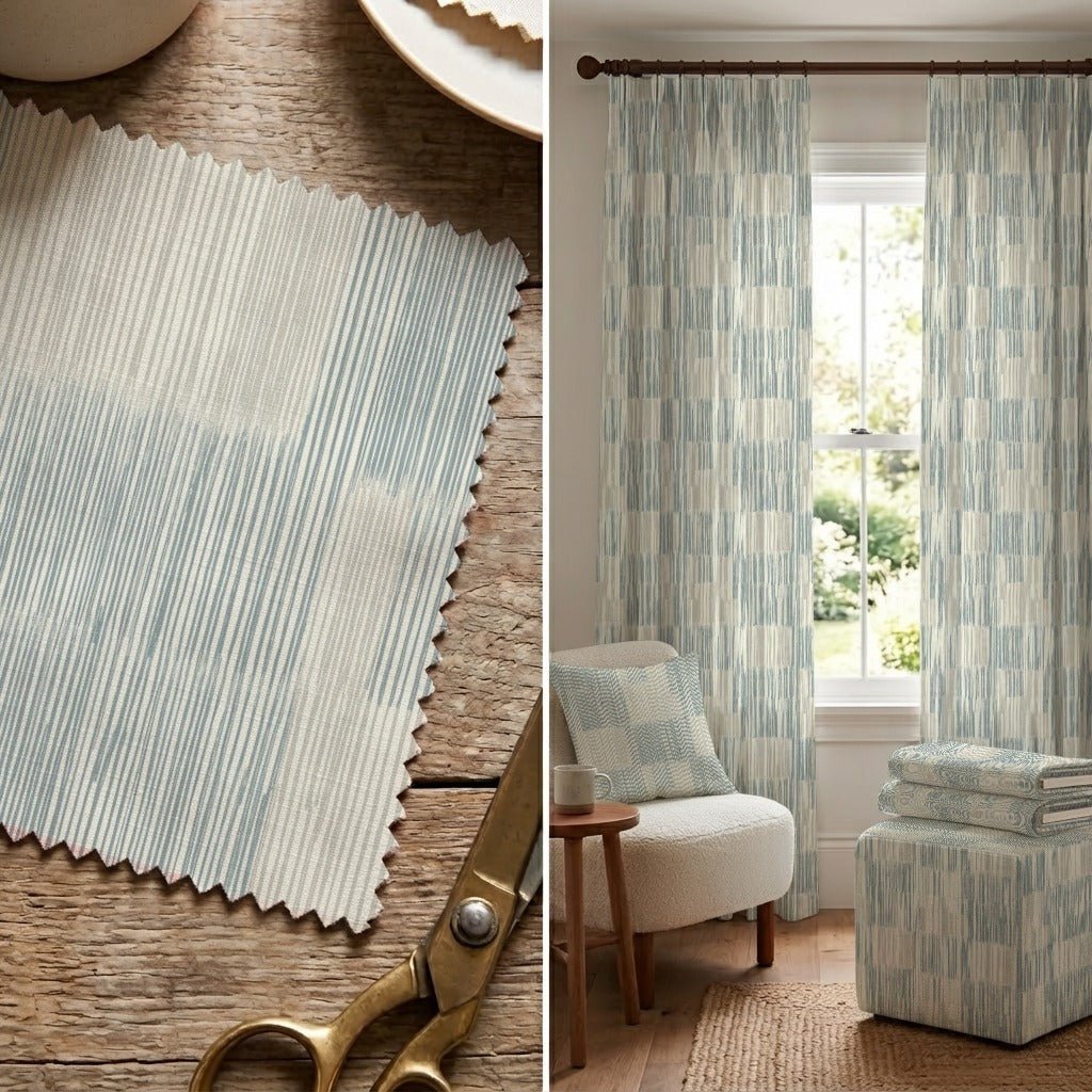Blaise Stripes - Fabric - Linen Rowe