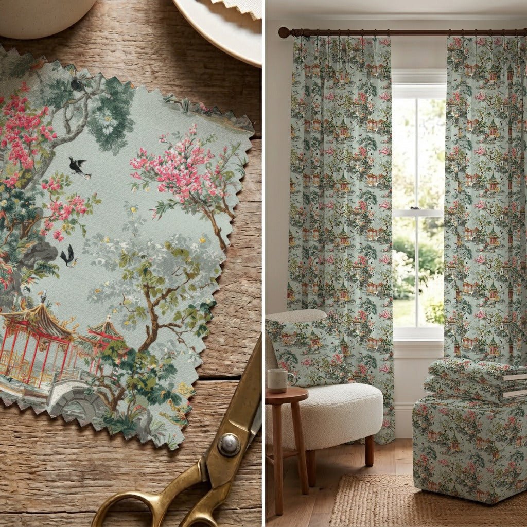 Blossom Court - Fabric - Linen Rowe