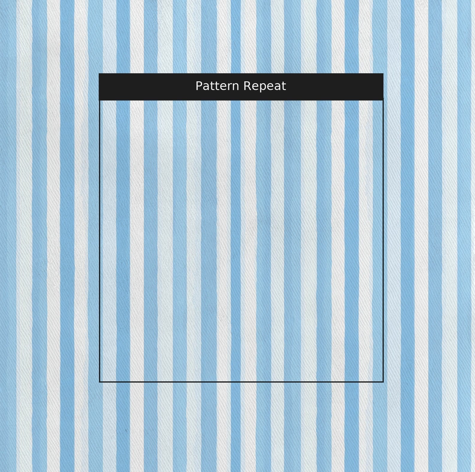 Blue Baby Stripe - Fabric - Linen Rowe