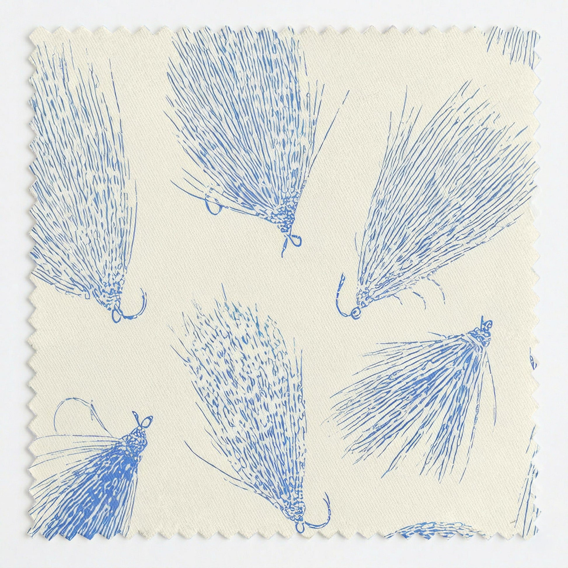Blue Fly Lures - Fabric - Linen Rowe