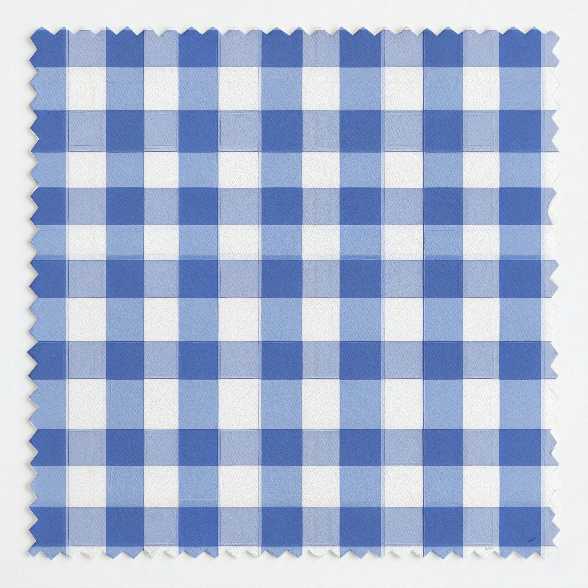Blue Gingham - Fabric - Linen Rowe
