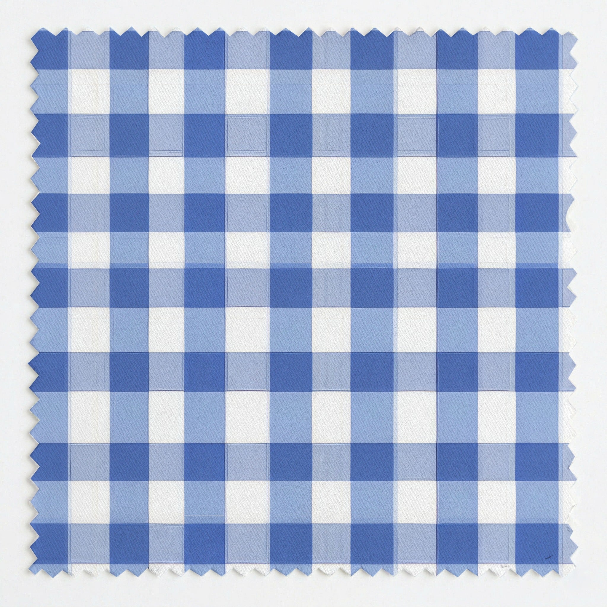 Blue Gingham - Fabric - Linen Rowe