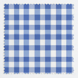 Blue Gingham - Fabric - Linen Rowe