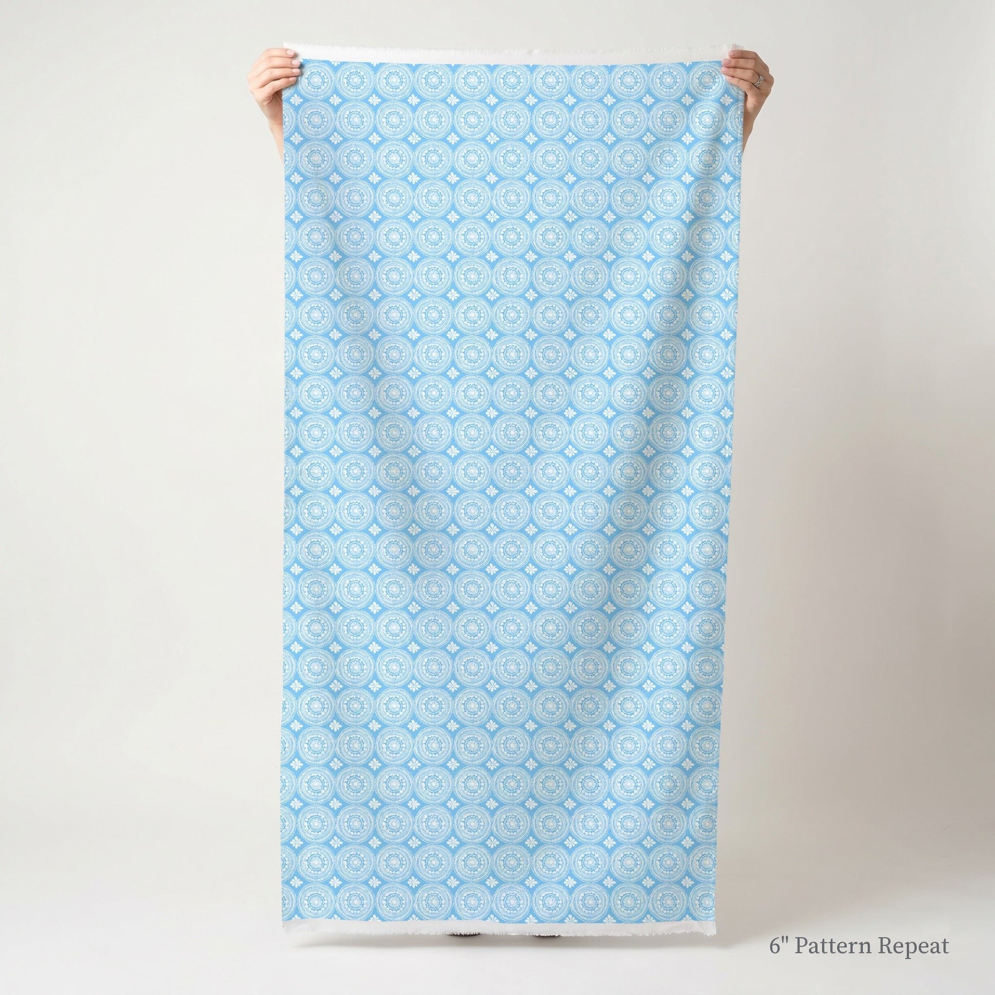 Blue Parasol - Fabric - Linen Rowe