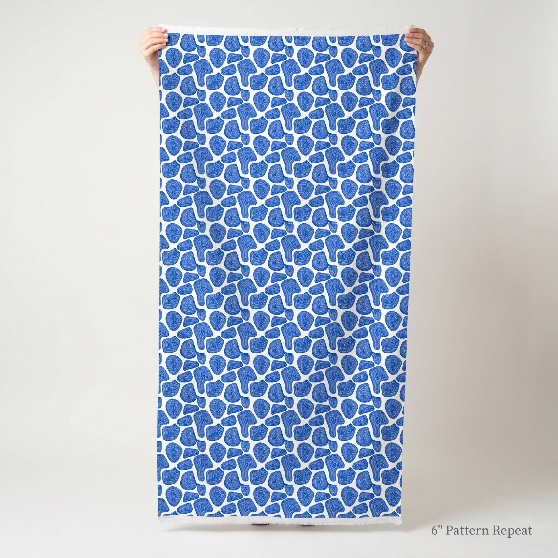 Blue Stone - Fabric - Linen Rowe