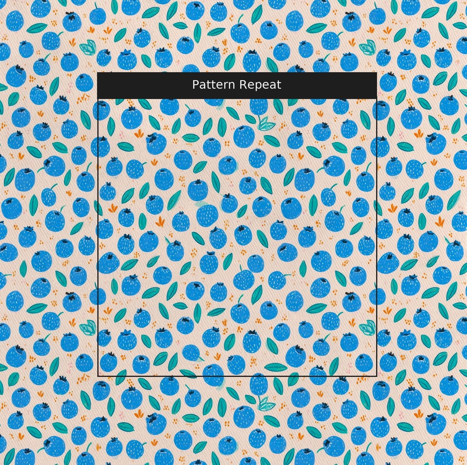 Blueberry Patch - Fabric - Linen Rowe