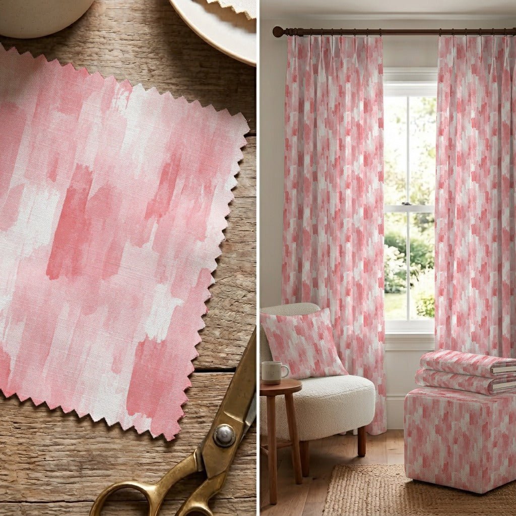 Blush Drift - Fabric - Linen Rowe