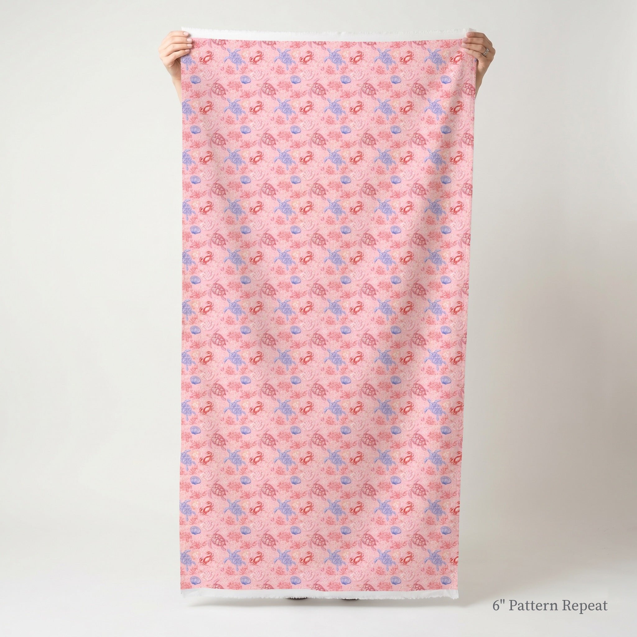 Blush Ocean - Fabric - Linen Rowe