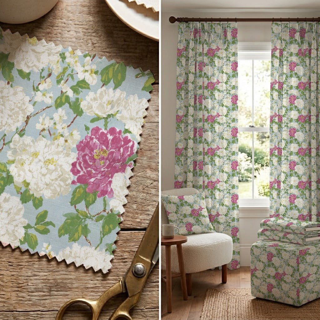 Brandi Floral - Fabric - Linen Rowe