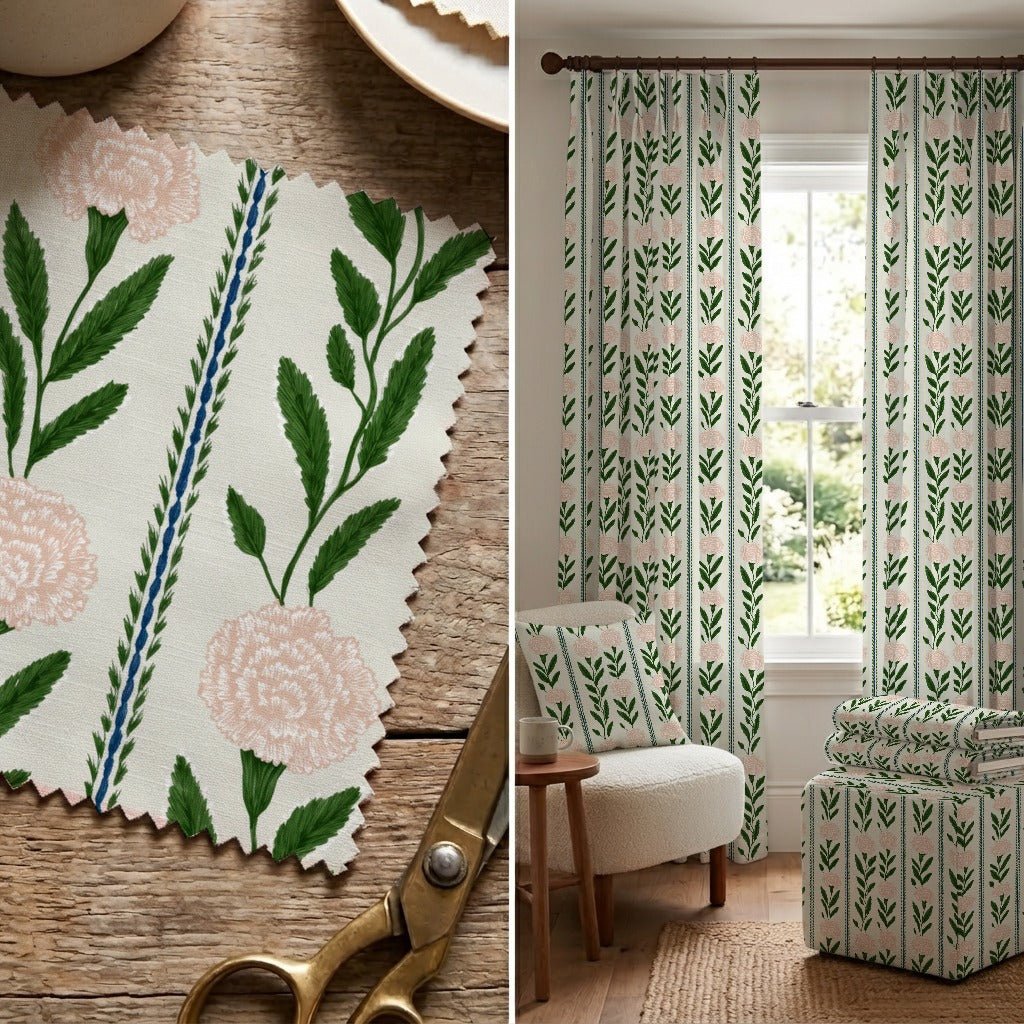 Bravion Blooms - Fabric - Linen Rowe