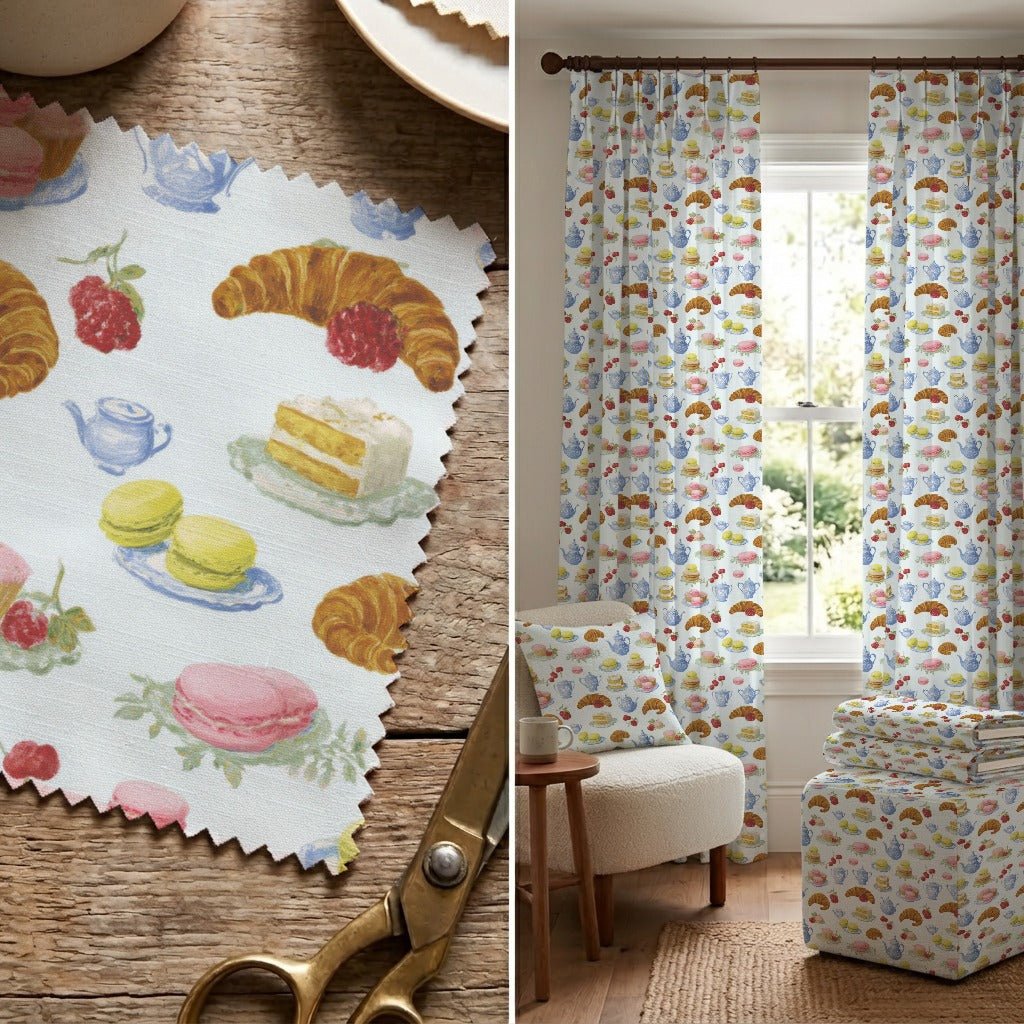 Breakfast Pasteries - Fabric - Linen Rowe