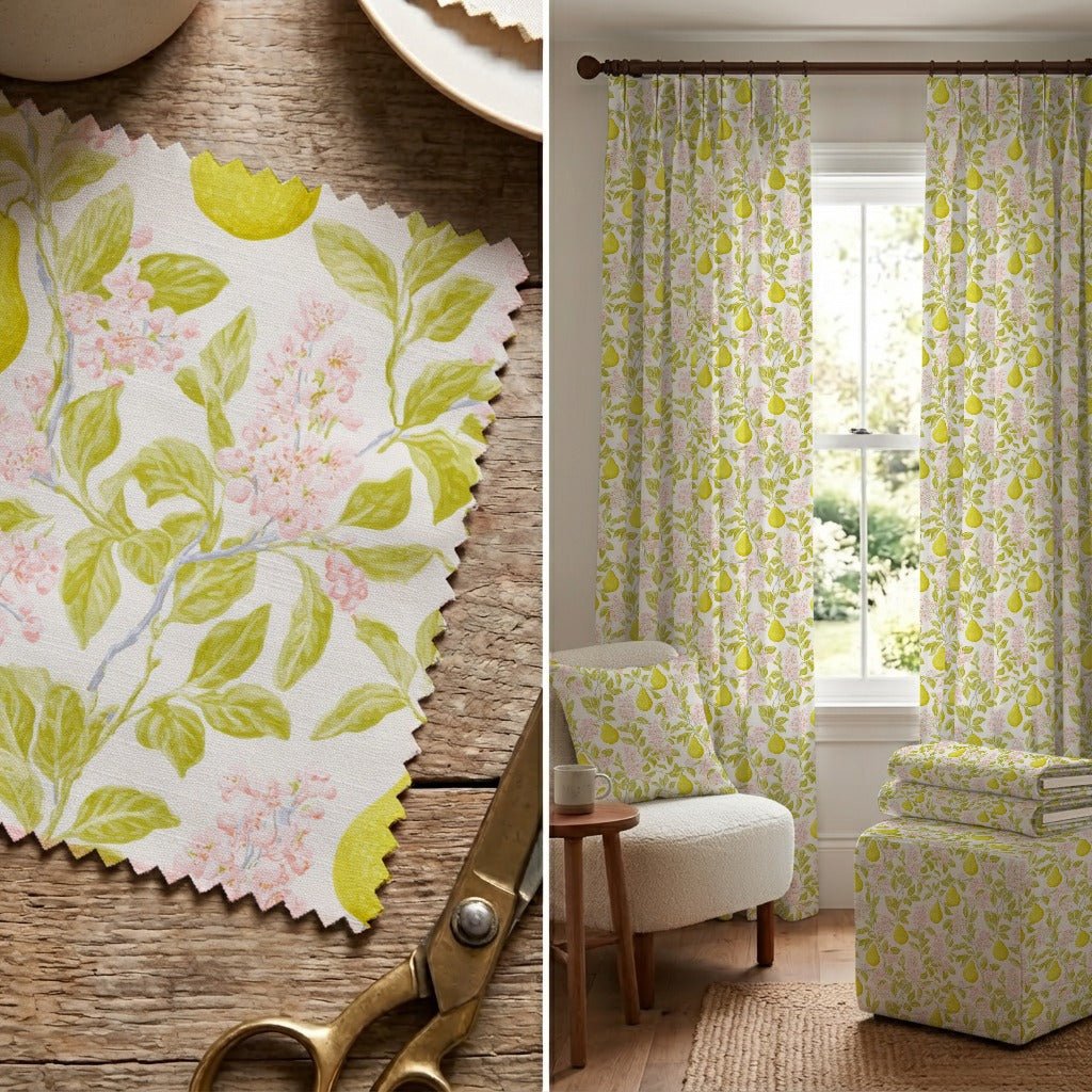 Bright Pear Tree - Fabric - Linen Rowe