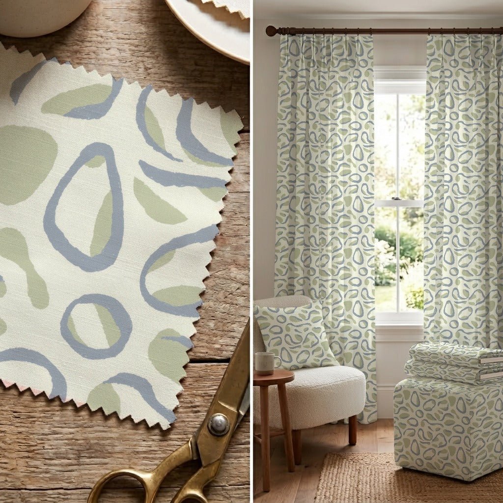Brinley Leopard - Fabric - Linen Rowe