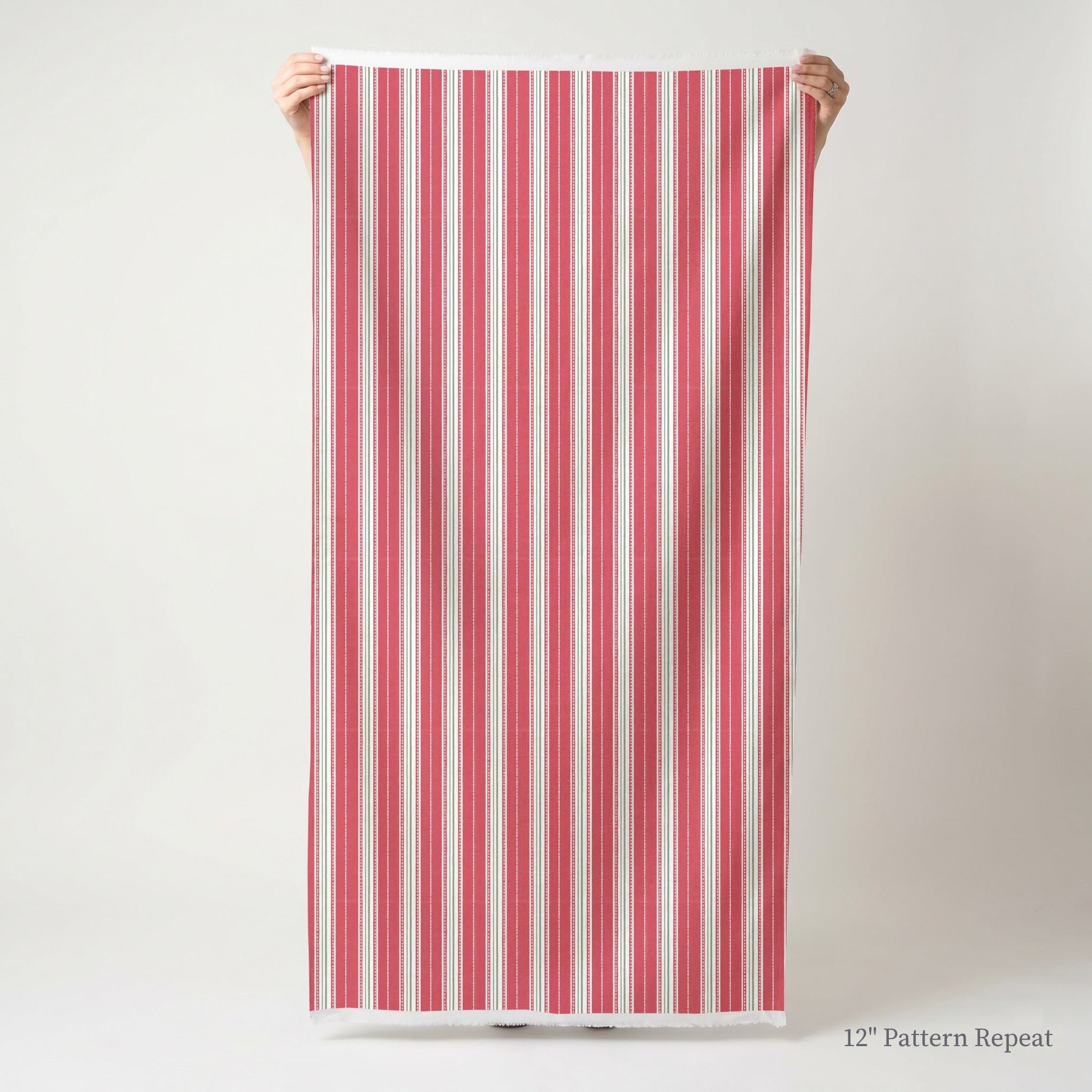 Briony Stripes - Fabric - Linen Rowe