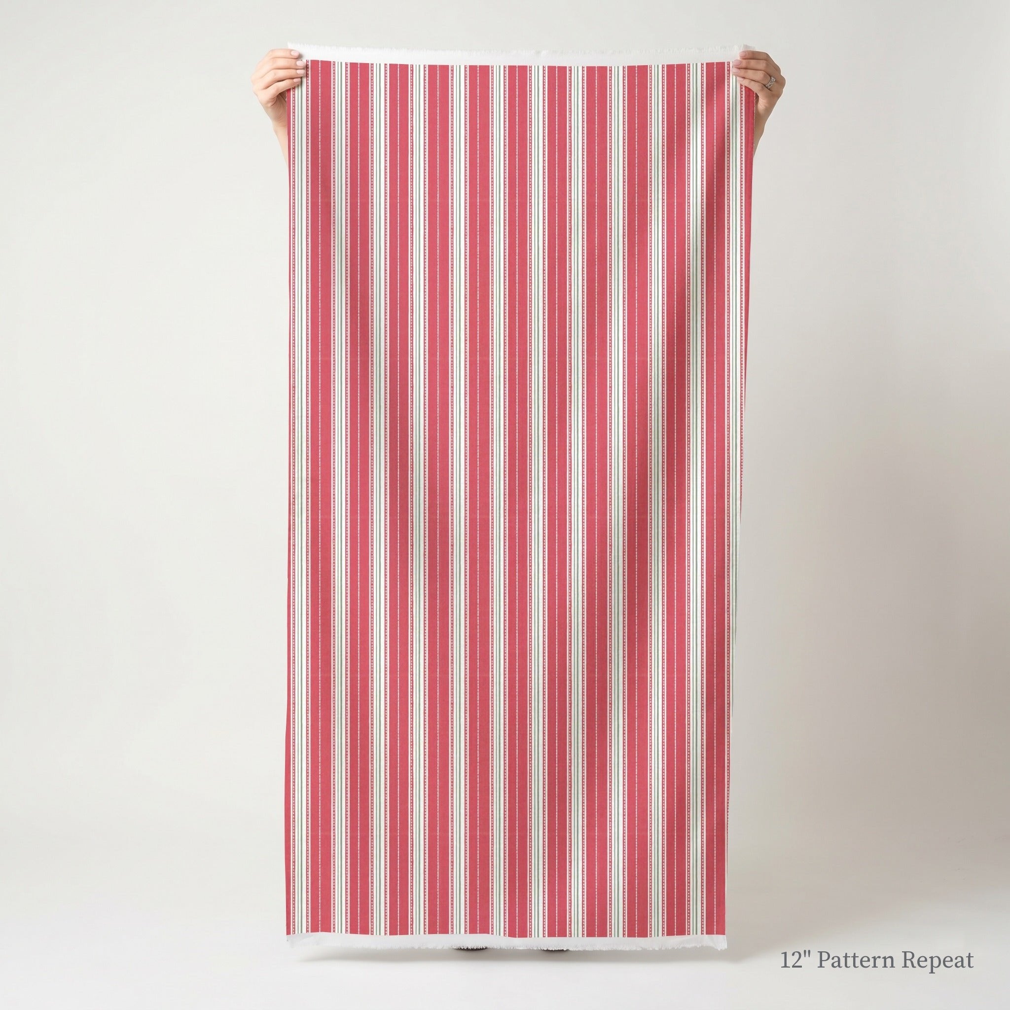 Briony Stripes - Fabric - Linen Rowe