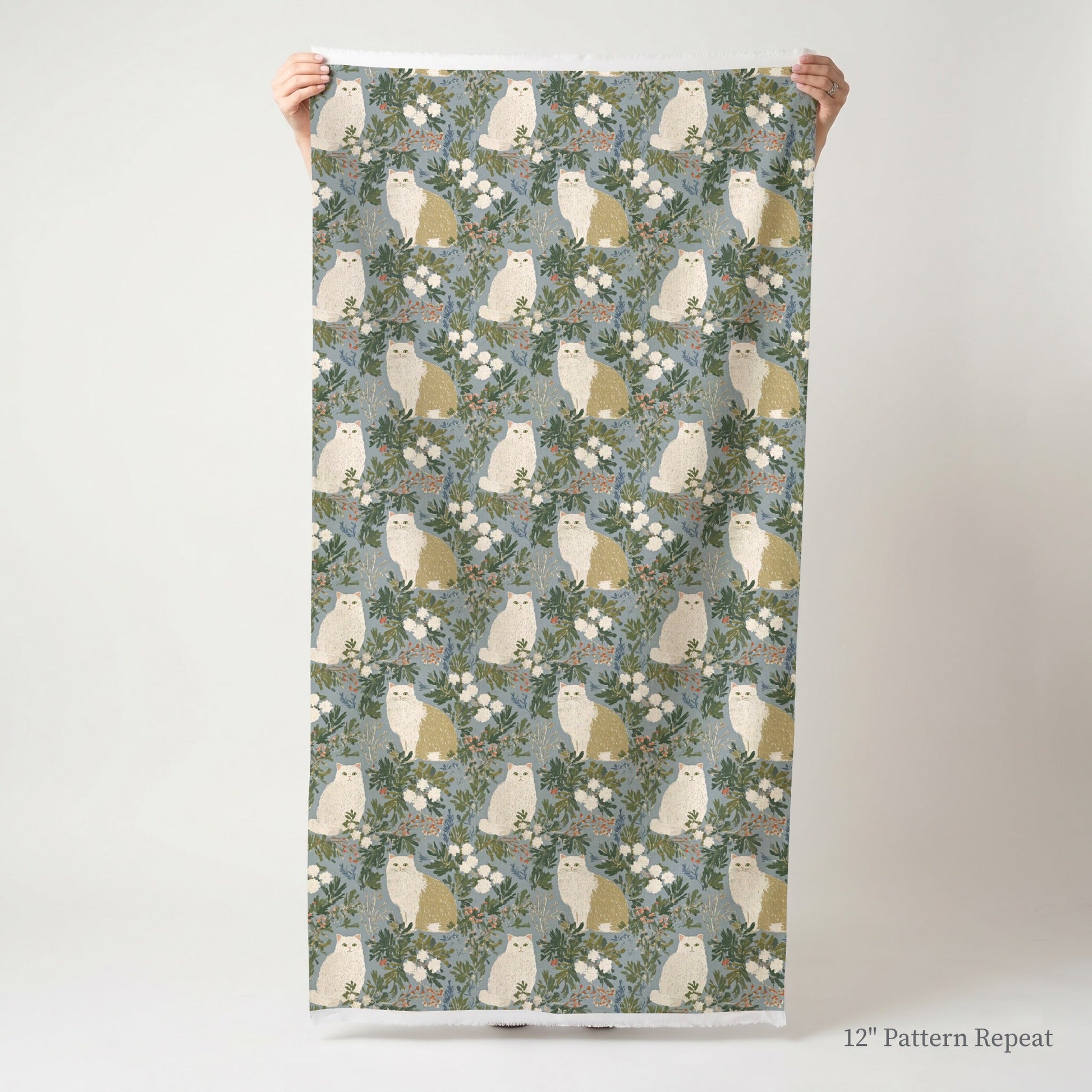 British Shorthair Garden Cat - Fabric - Linen Rowe