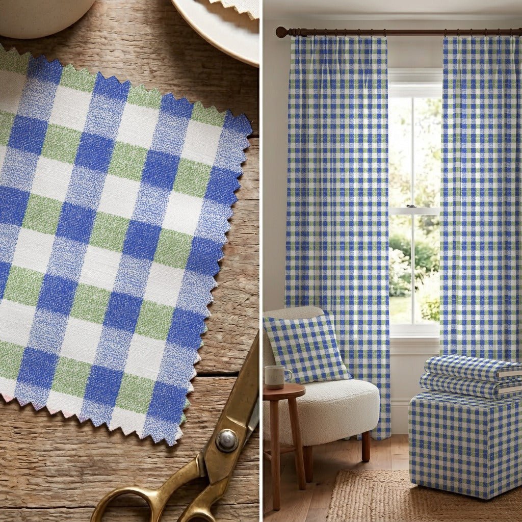 Brixton Plaid - Fabric - Linen Rowe