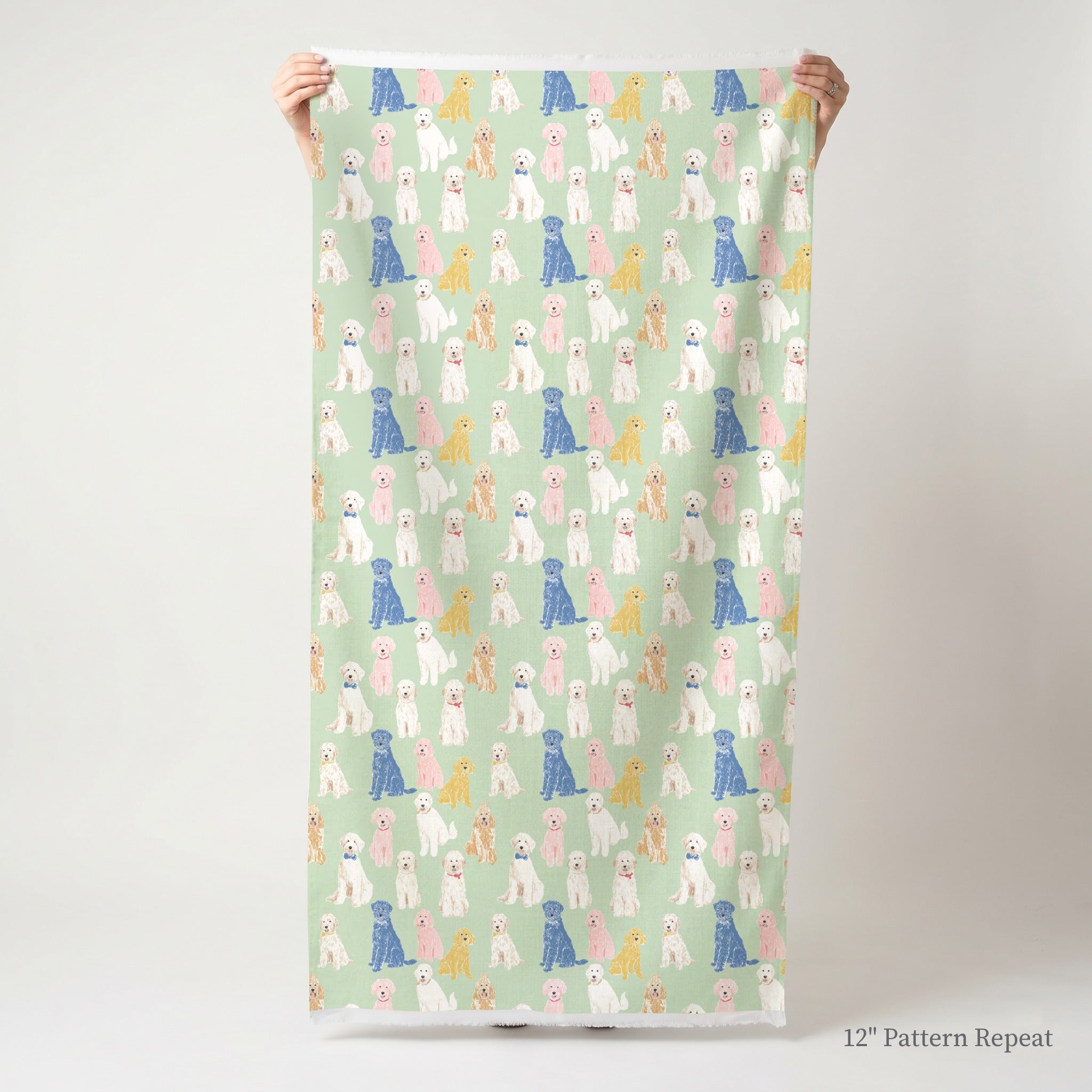Brushstroke Doodle - Fabric - Linen Rowe