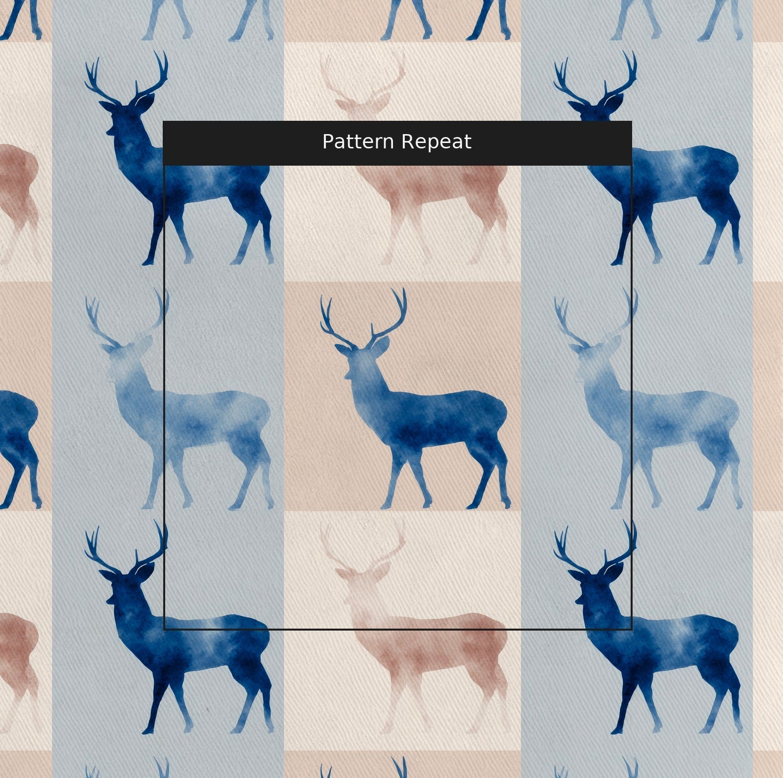Buffalo Check Buck - Fabric - Linen Rowe