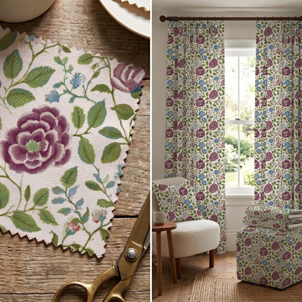 Burgundy Couture - Fabric - Linen Rowe