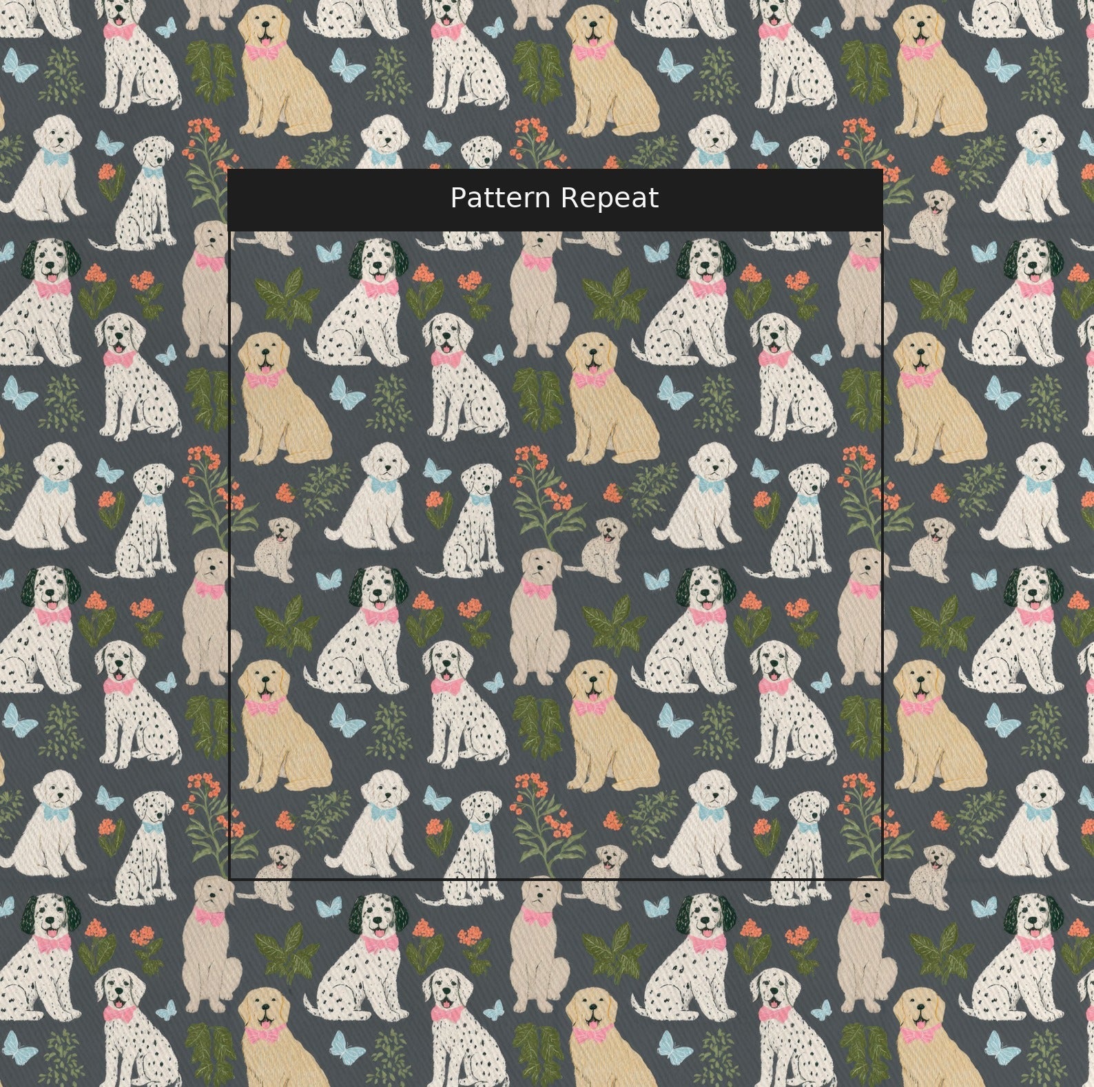 Butterfly Friends - Fabric - Linen Rowe