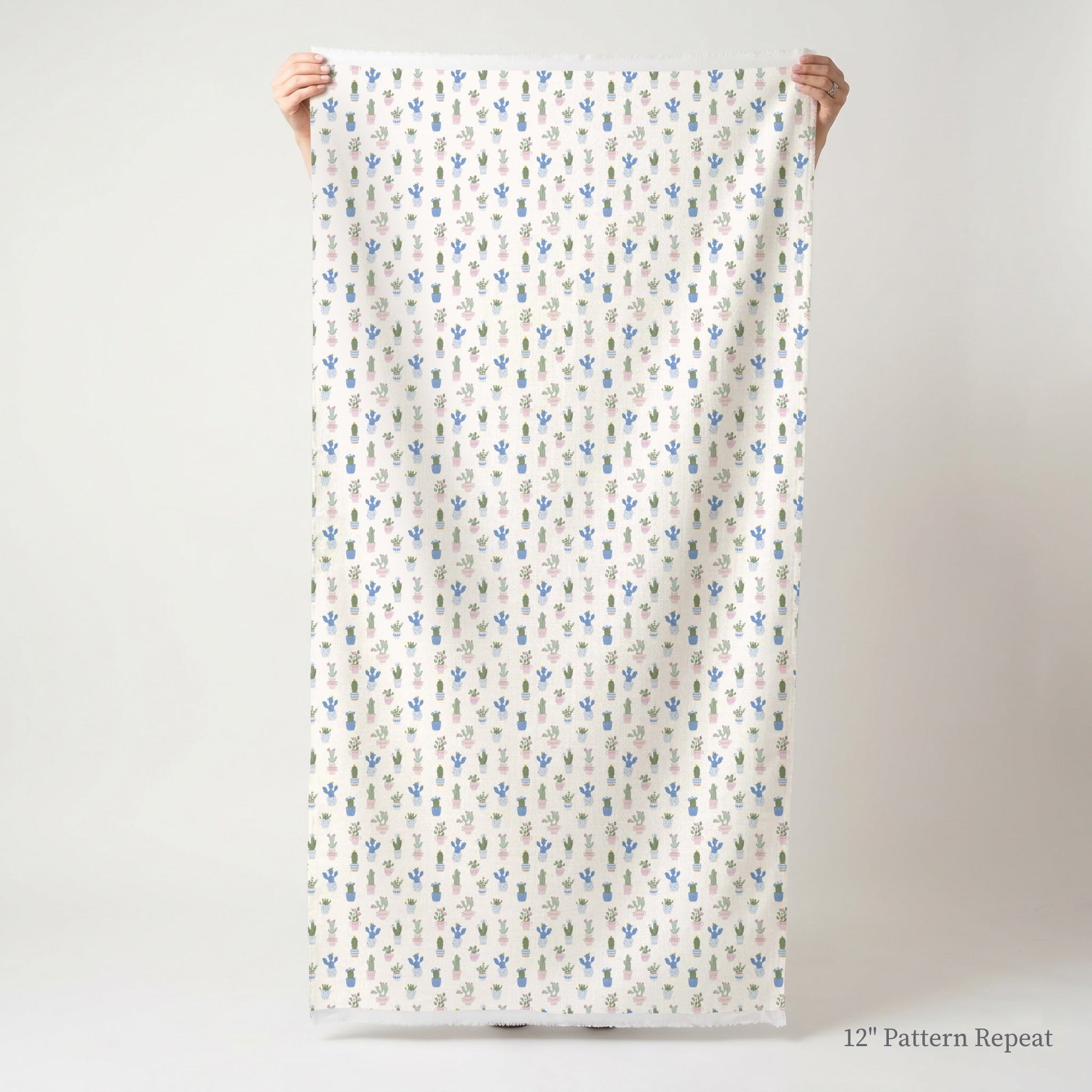 Cactus Pots - Fabric - Linen Rowe