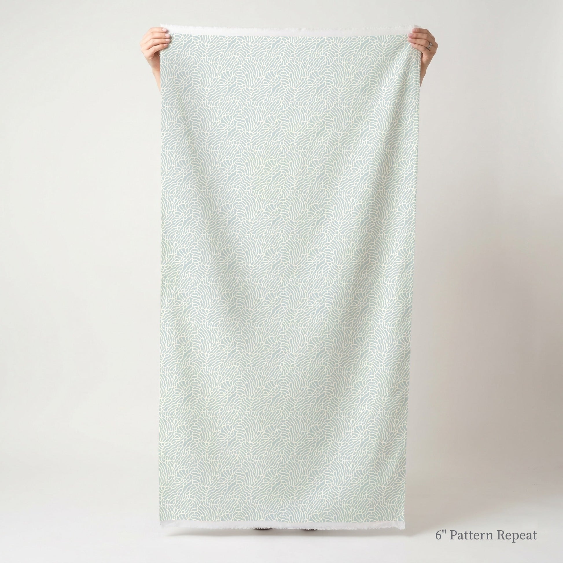 Caelum Maze - Fabric - Linen Rowe