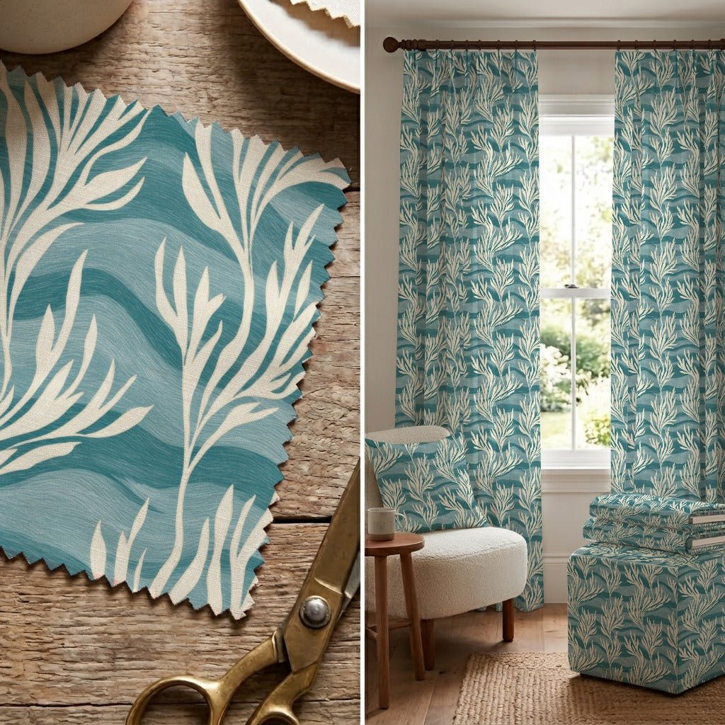 Callahan Coral - Fabric - Linen Rowe