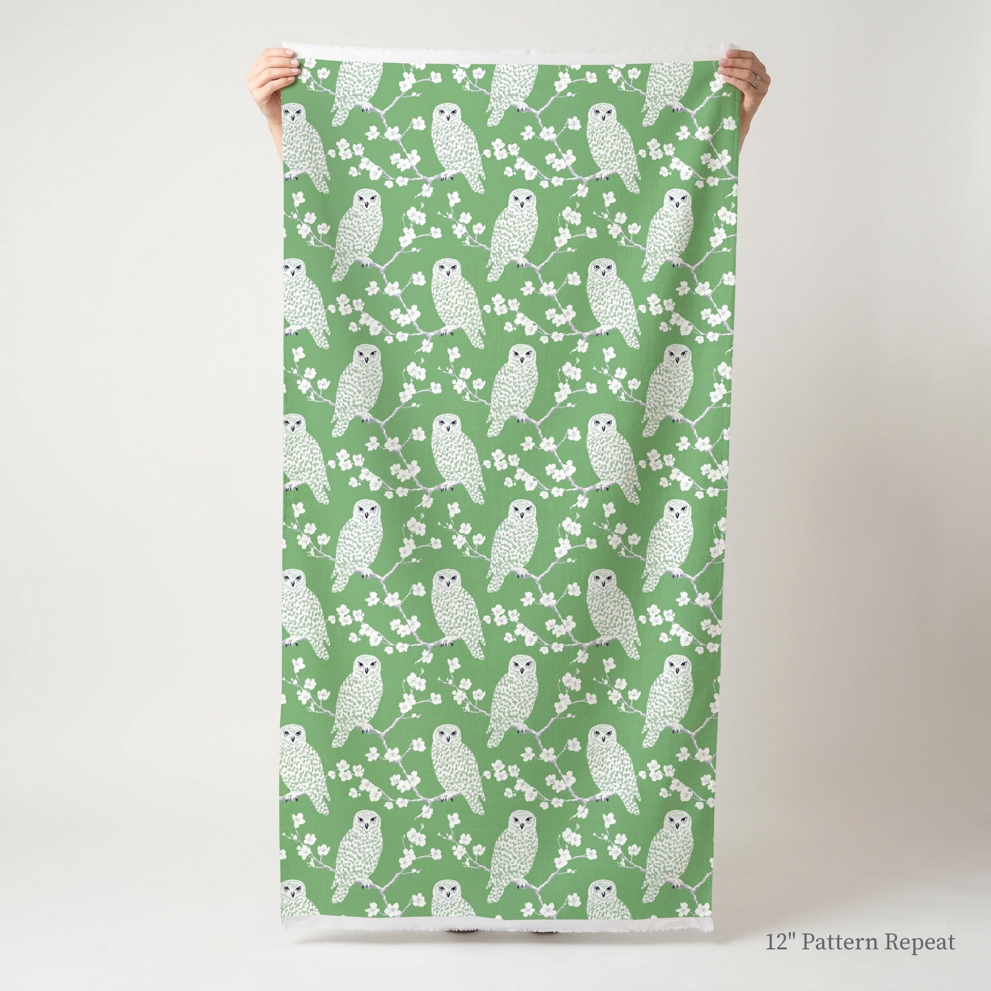 Carmen Owl - Fabric - Linen Rowe