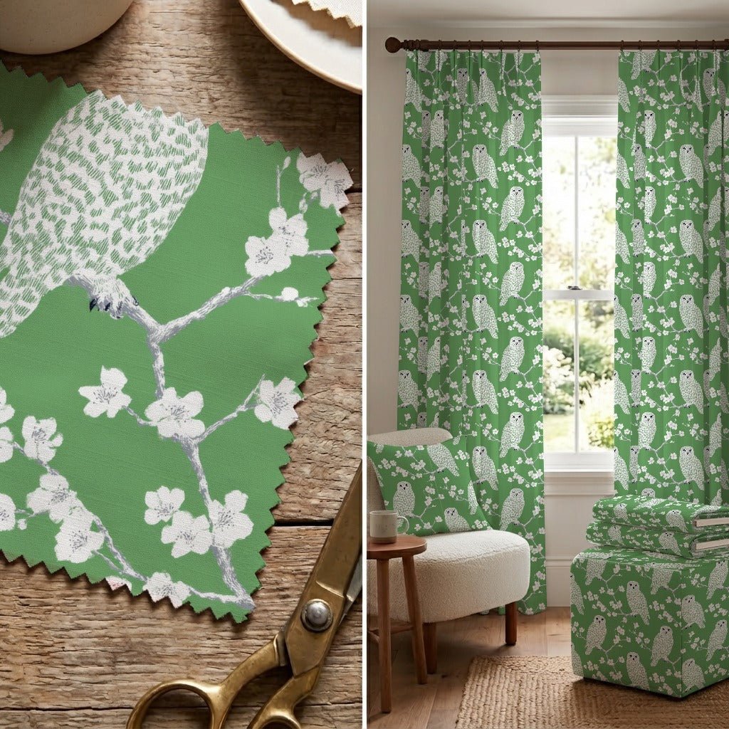Carmen Owl - Fabric - Linen Rowe