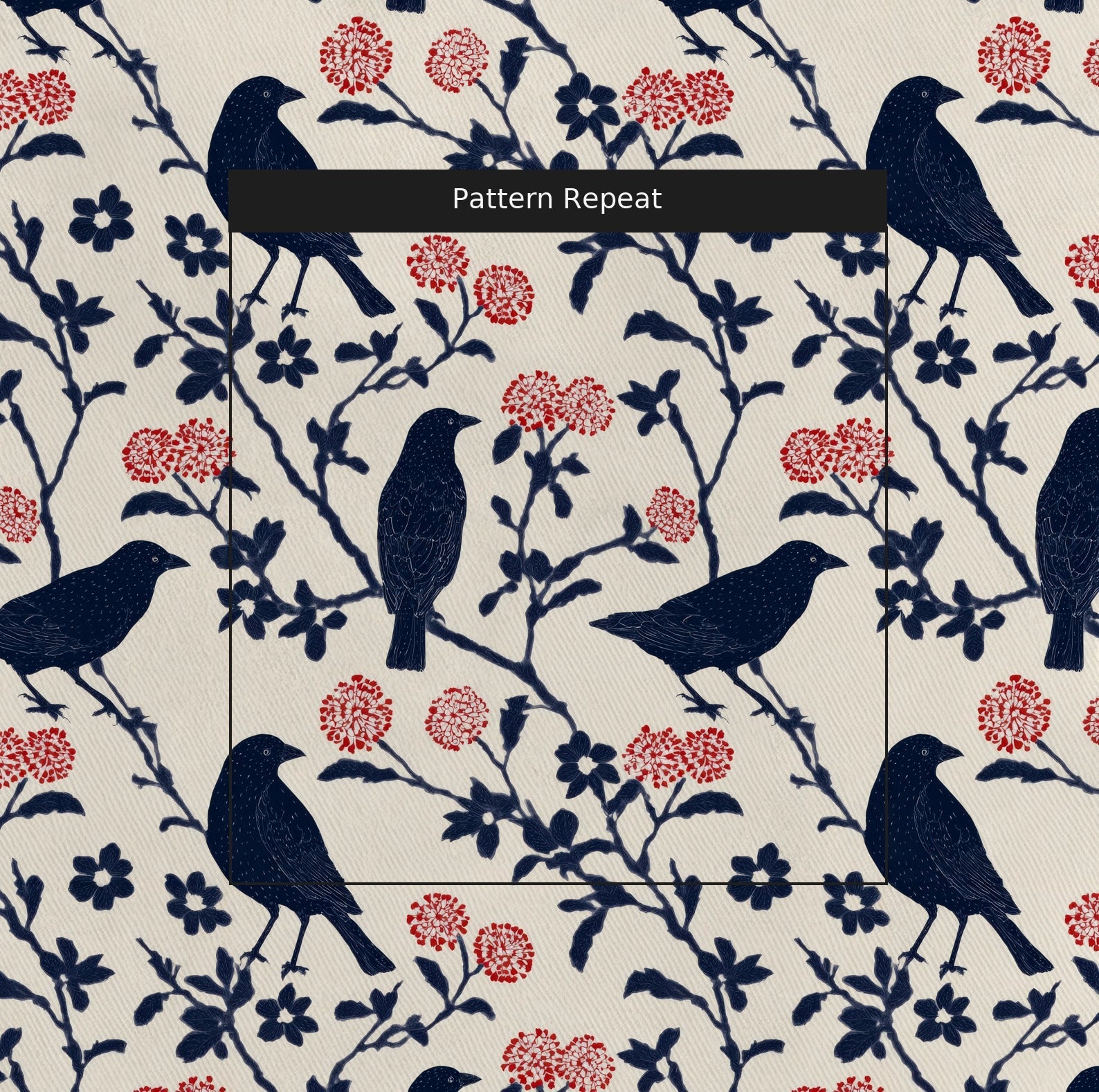 Carnation Arboretum - Fabric - Linen Rowe