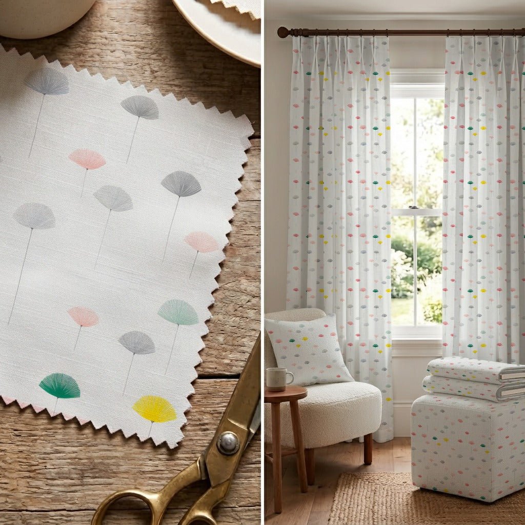 Carrowmere Blooms - Fabric - Linen Rowe