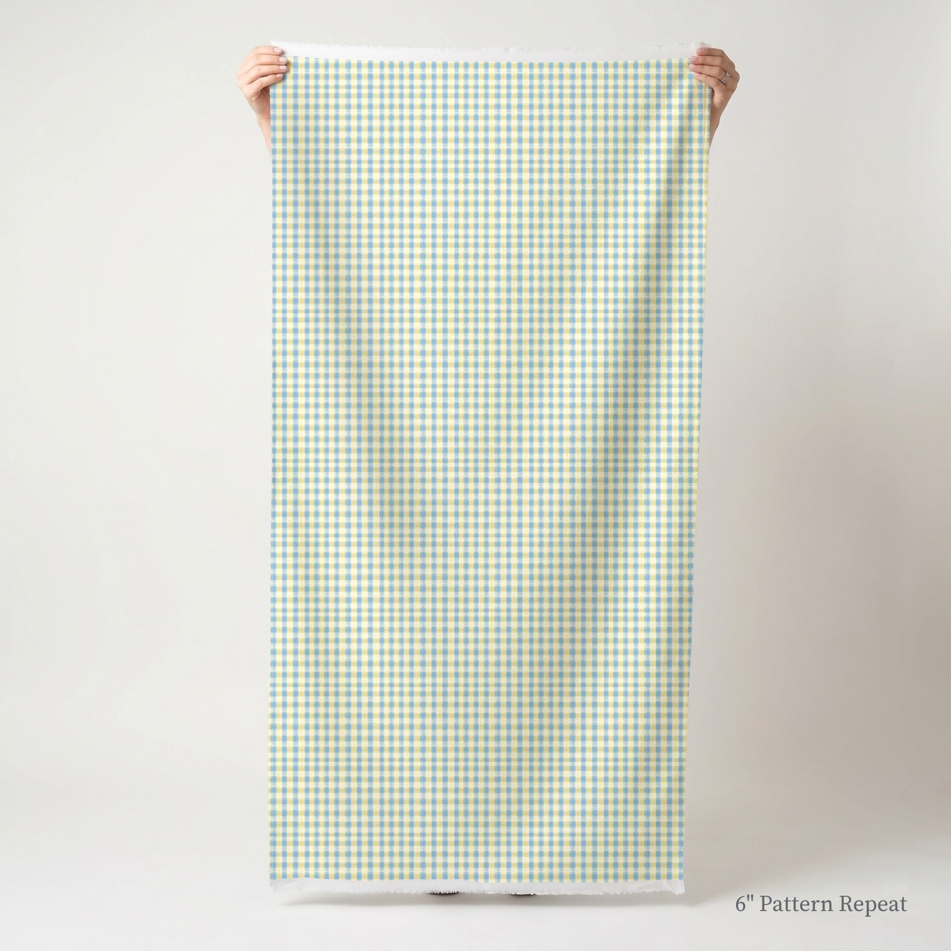 Cassie Gingham - Fabric - Linen Rowe