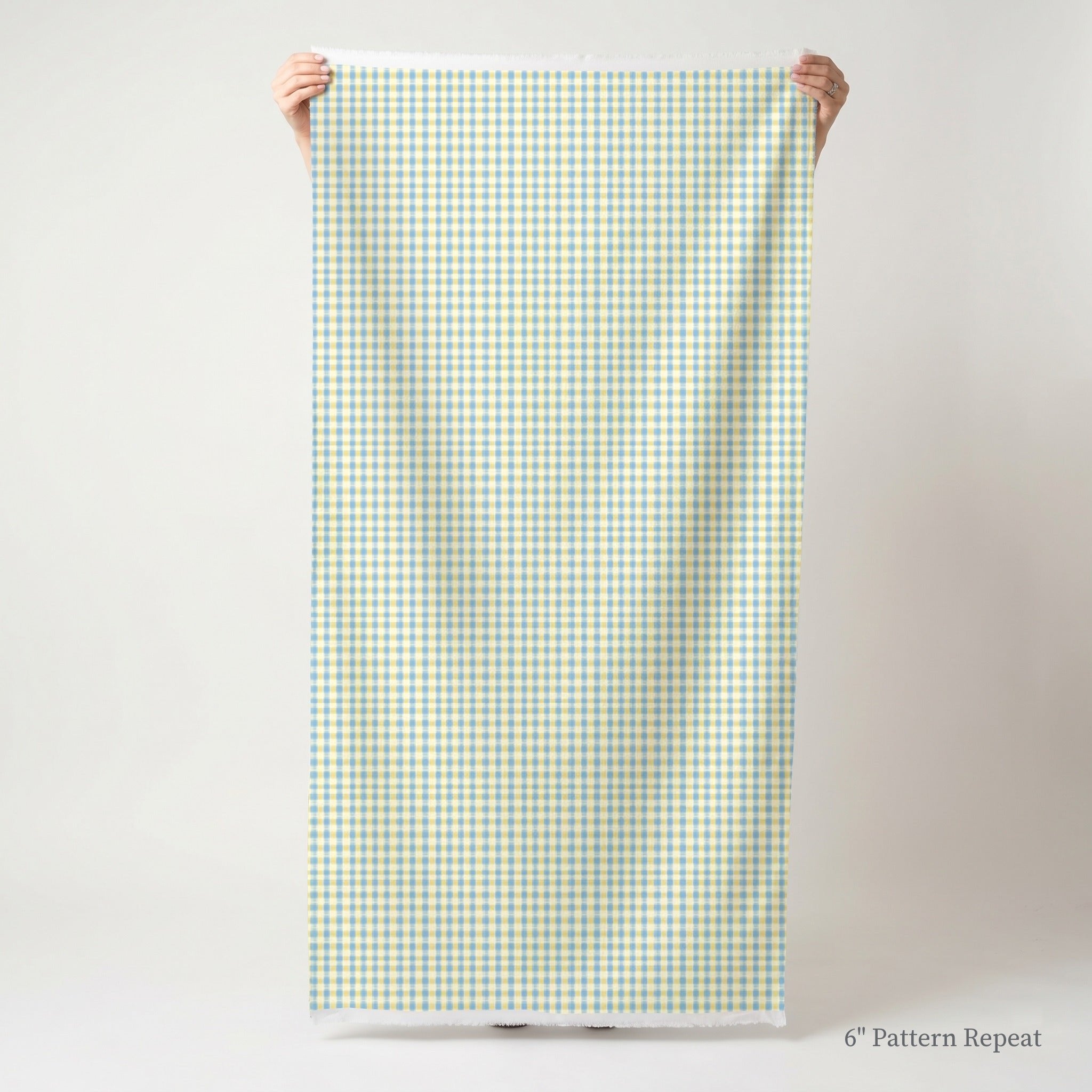 Cassie Gingham - Fabric - Linen Rowe