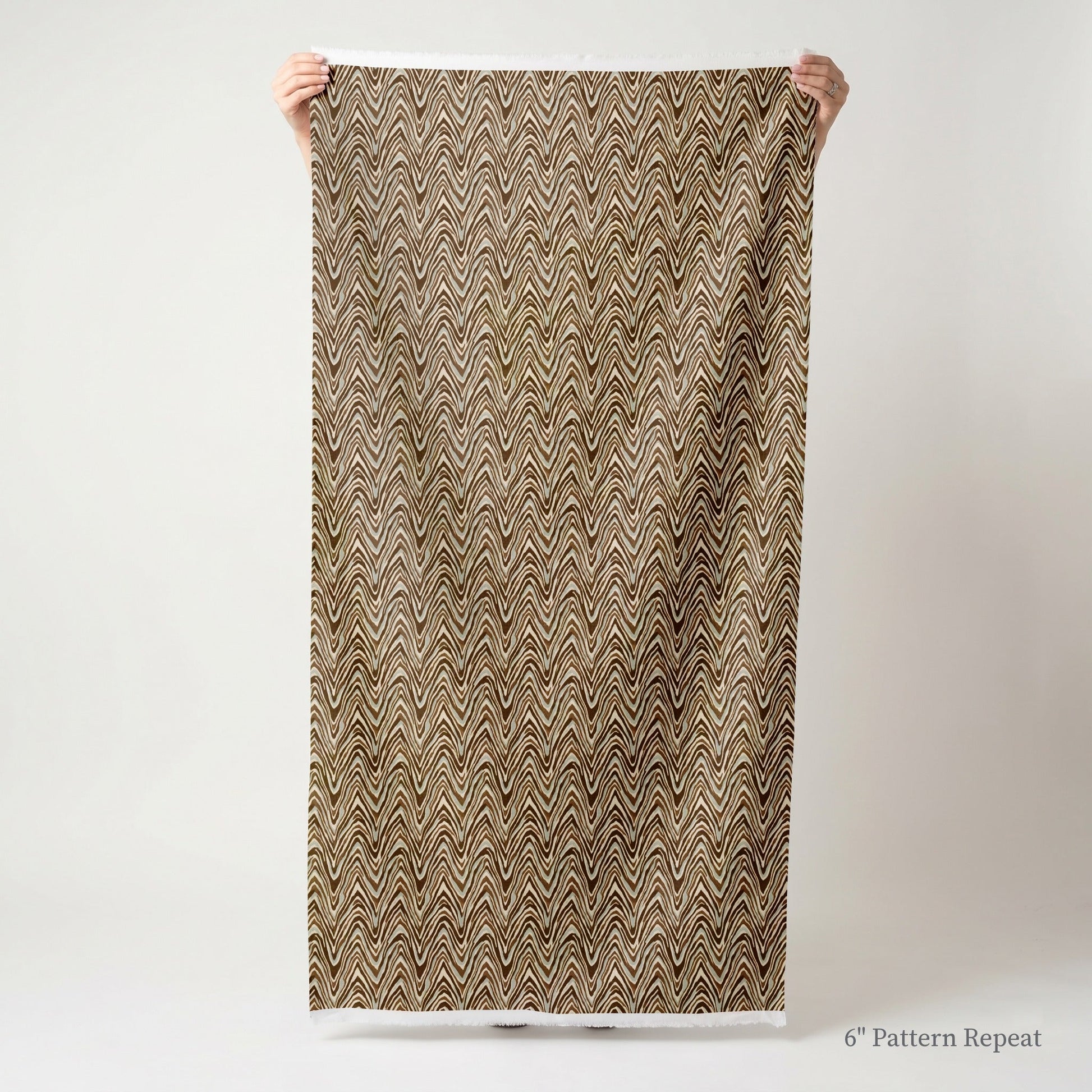 Celeste Waves - Fabric - Linen Rowe