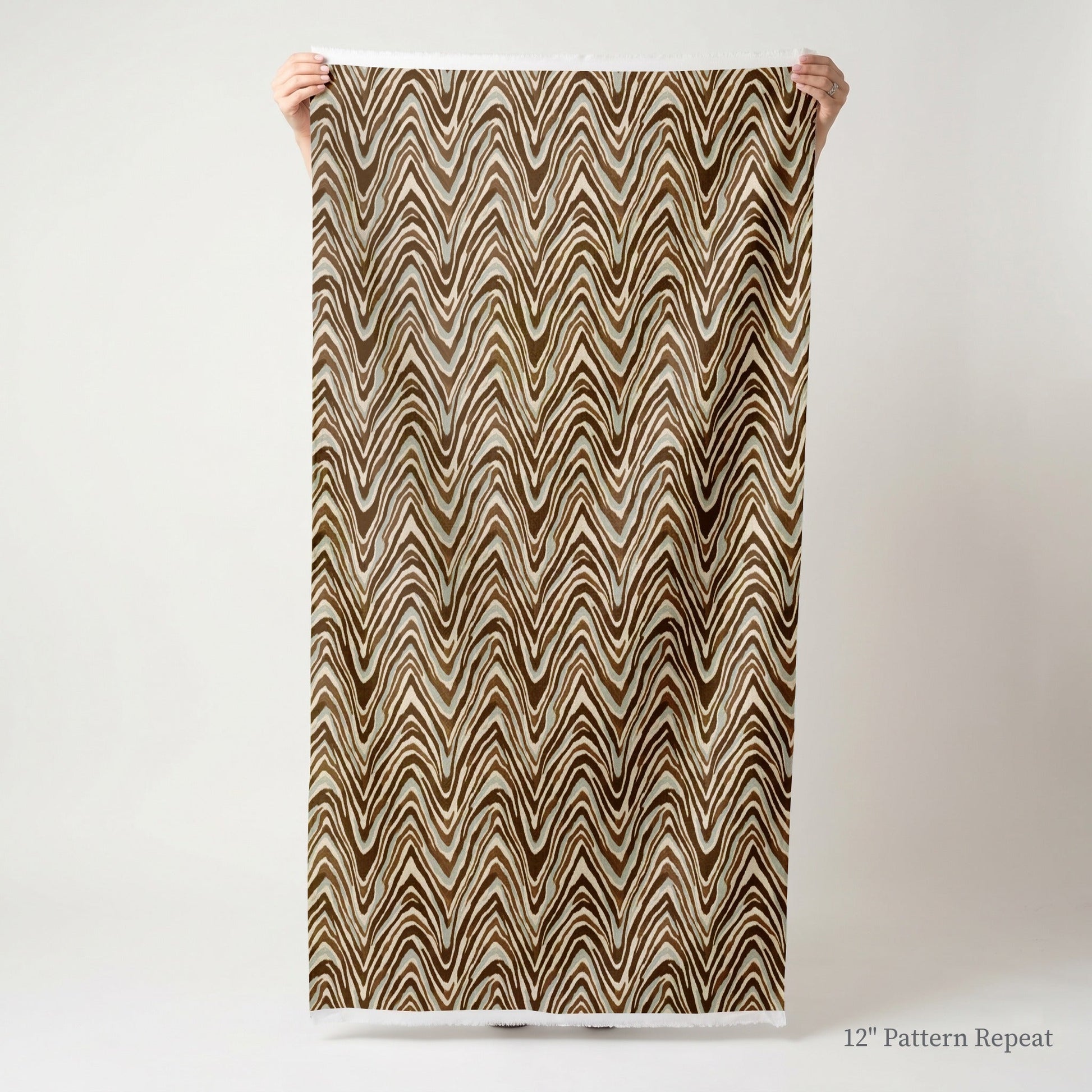 Celeste Waves - Fabric - Linen Rowe