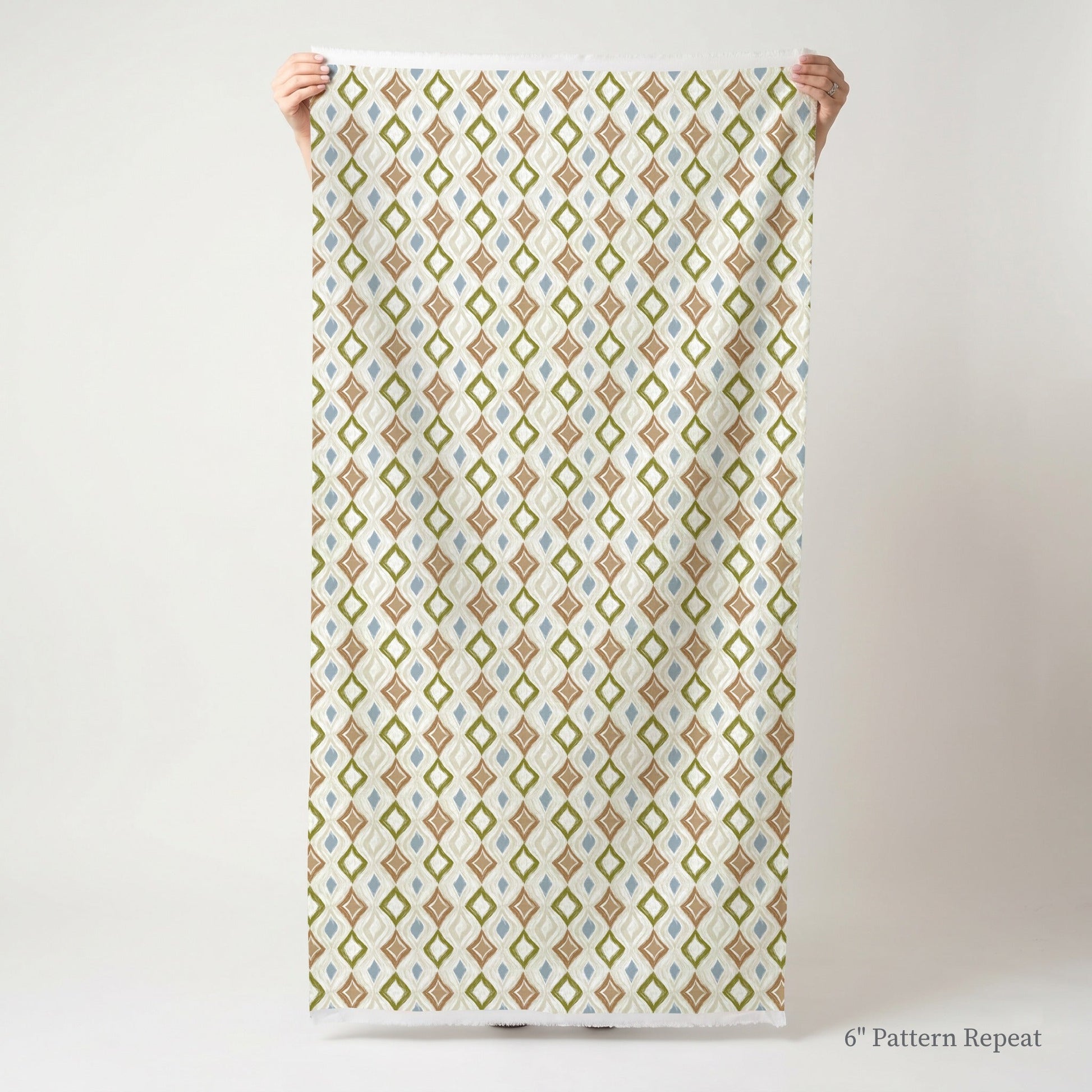 Celine Diamonds - Fabric - Linen Rowe
