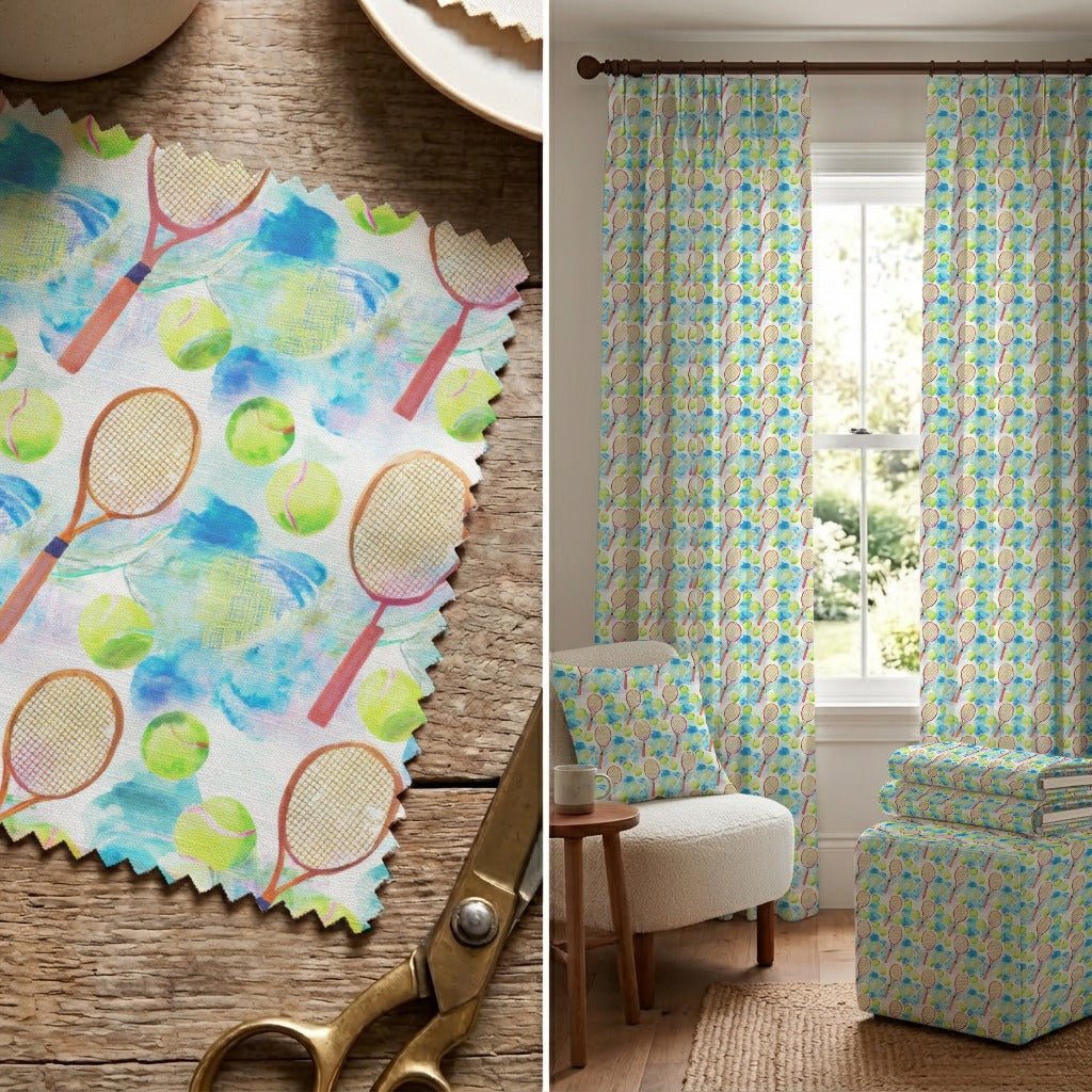 Center Court Splash - Fabric - Linen Rowe