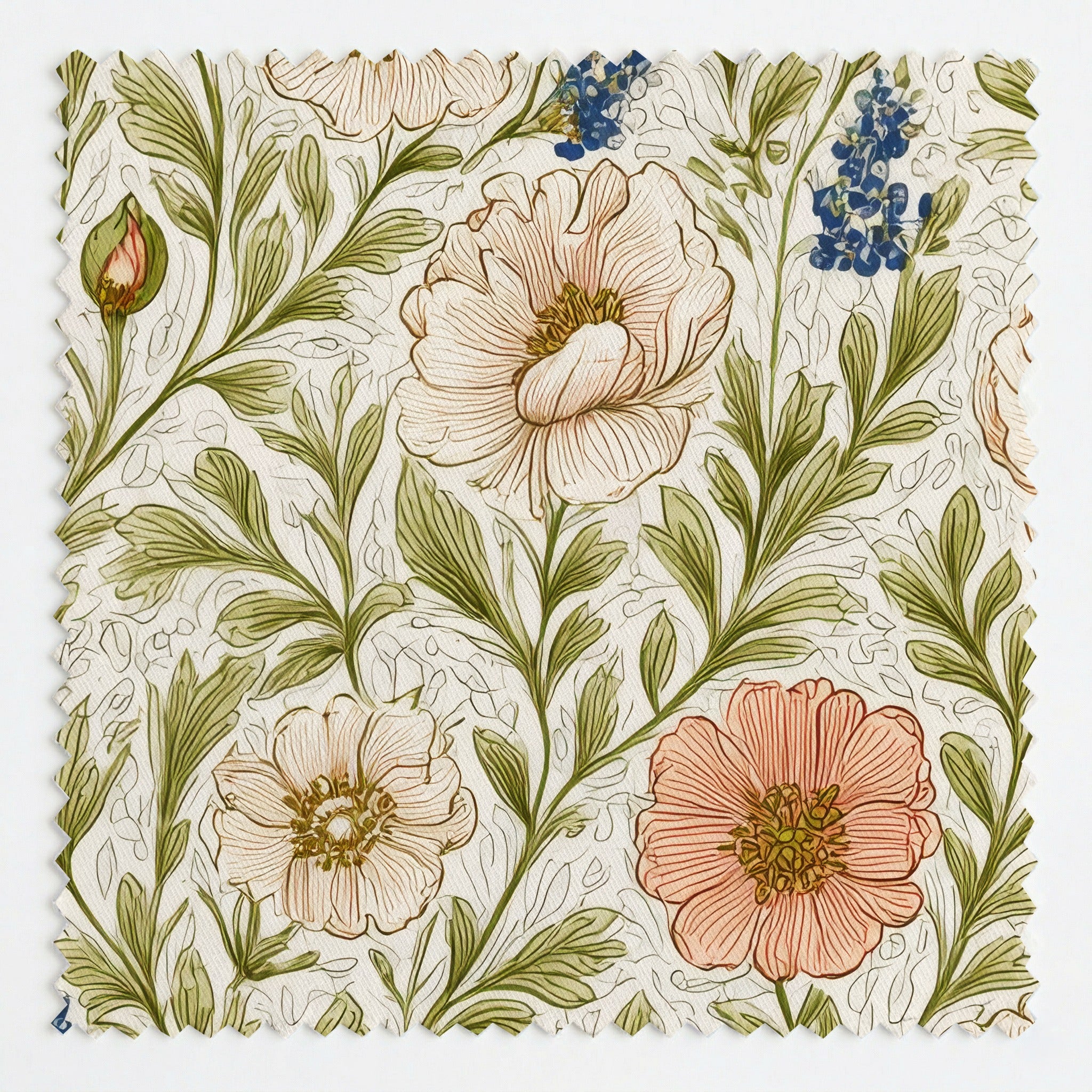 Cheeky Petals - Fabric - Linen Rowe