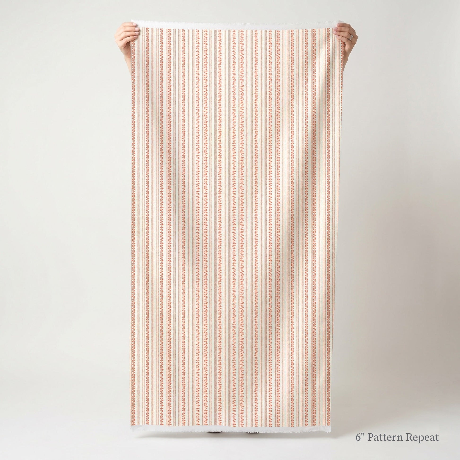 Chelsea Coral - Fabric - Linen Rowe