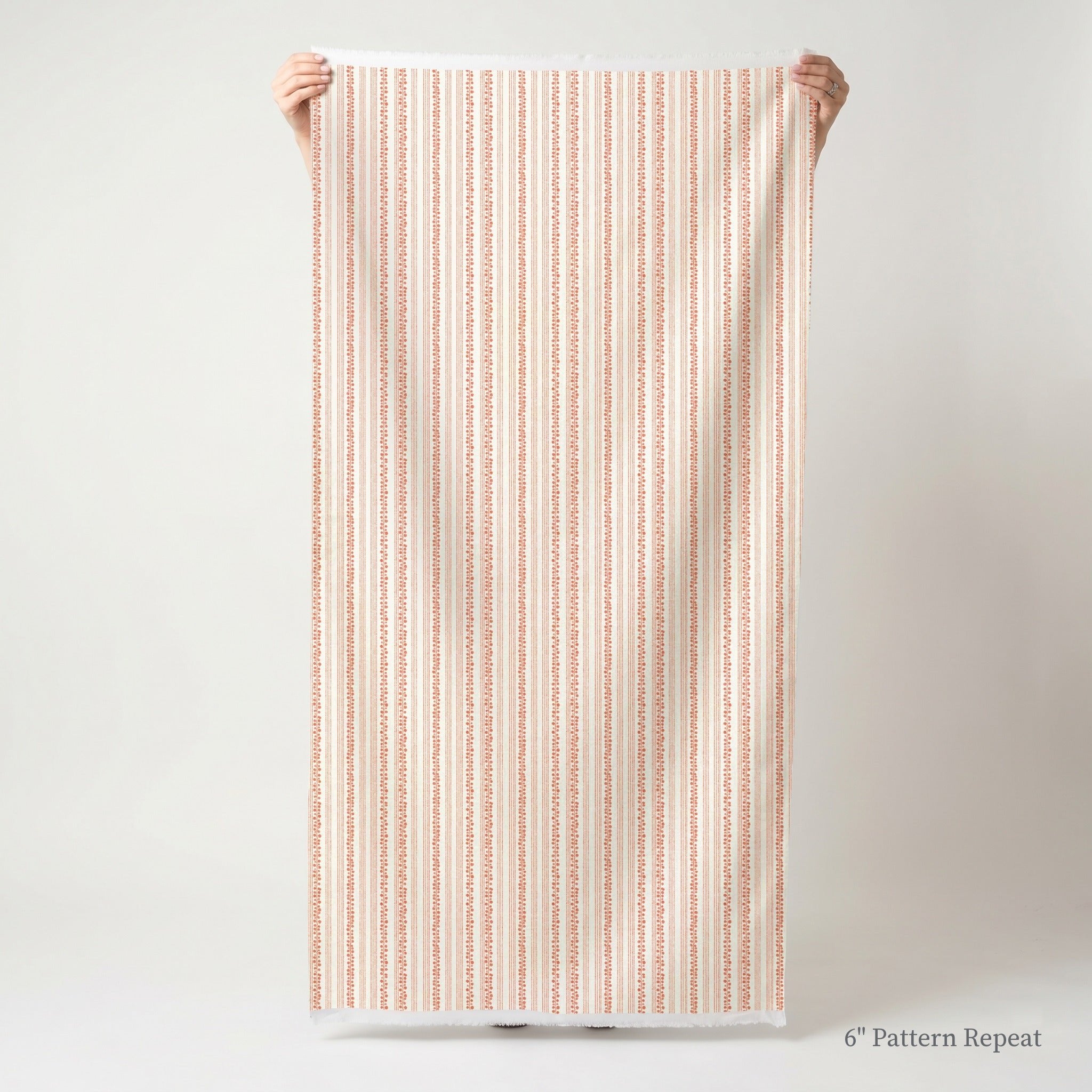 Chelsea Coral - Fabric - Linen Rowe